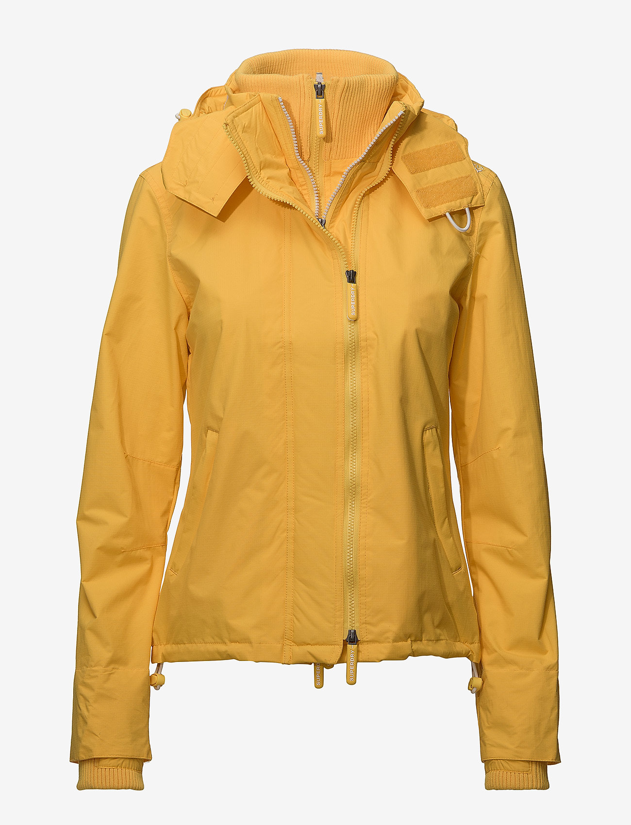 Superdry - TECH HOODED POP ZIP WNDCHEATER - flash yellow/ecru - 1