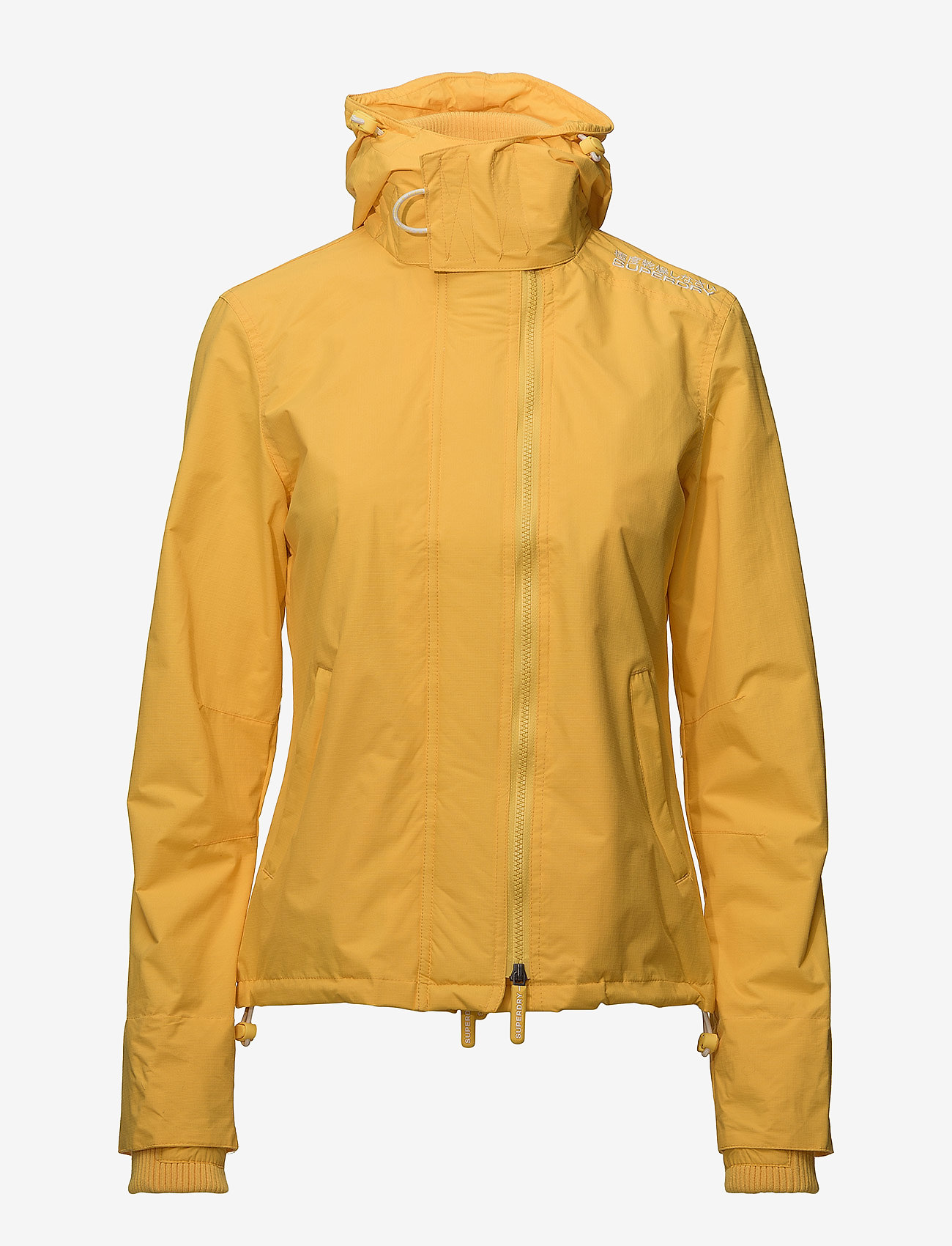 Superdry - TECH HOODED POP ZIP WNDCHEATER - flash yellow/ecru - 2
