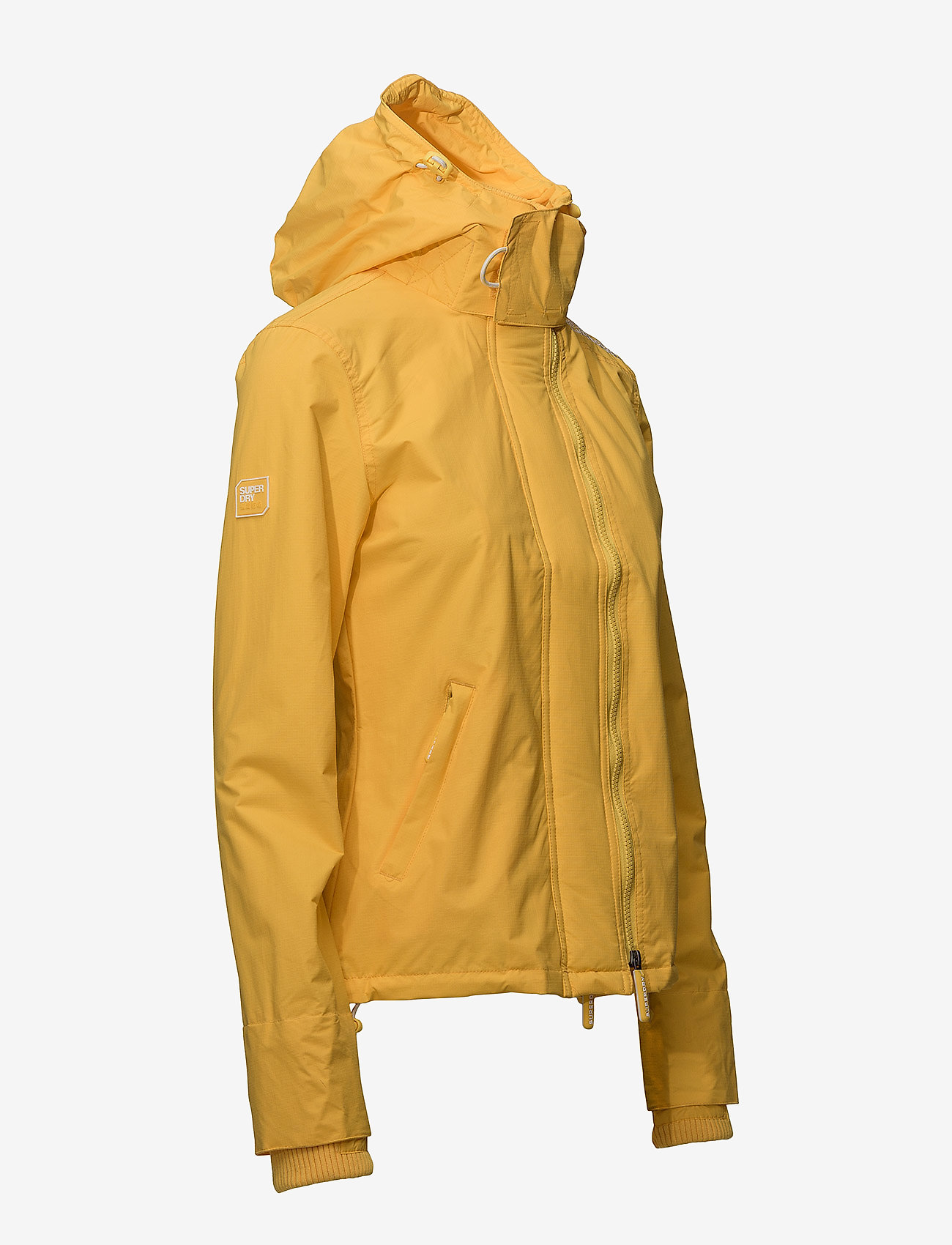 Superdry - TECH HOODED POP ZIP WNDCHEATER - flash yellow/ecru - 4