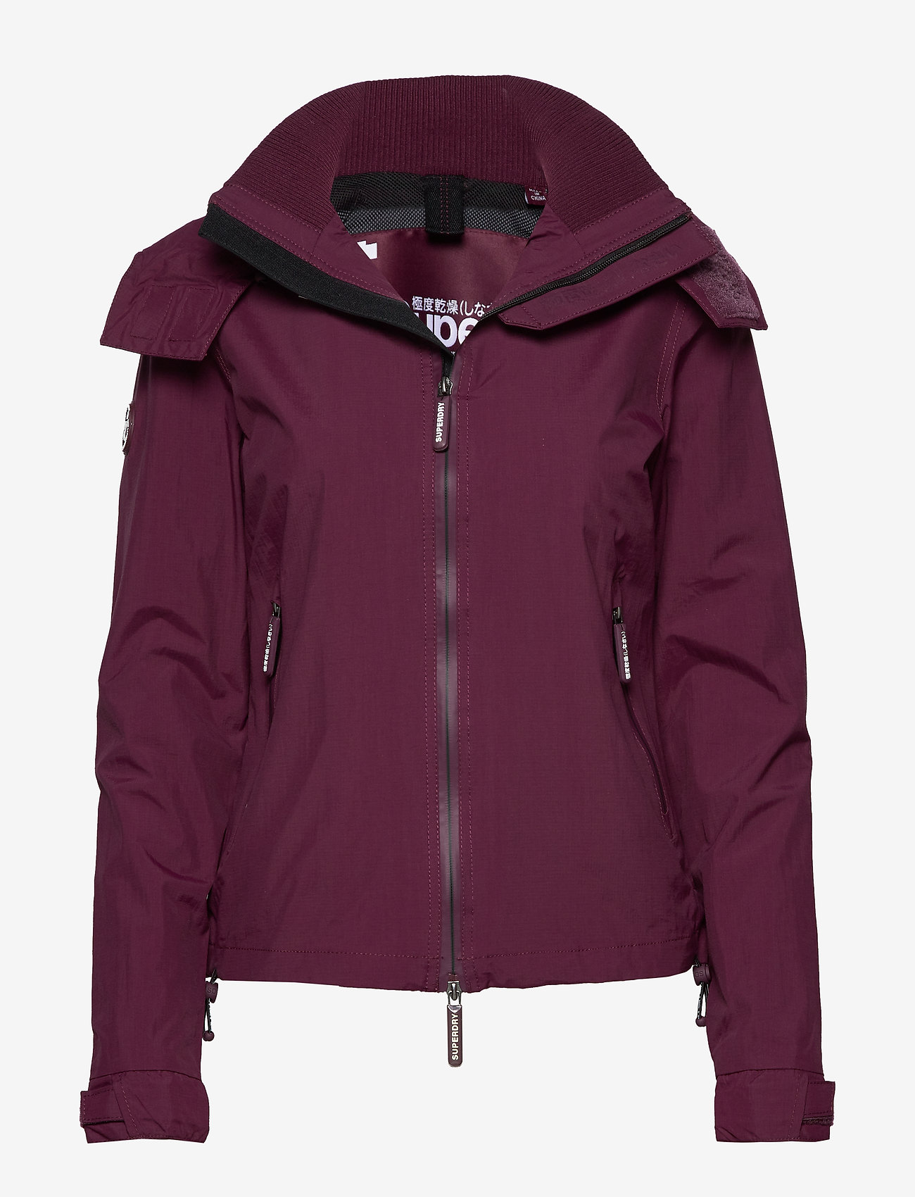 Superdry - HOODED CLIFF HIKER - burgundy/black - 0