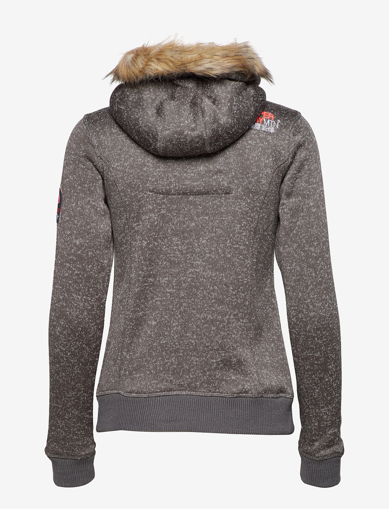 Superdry - STORM FUR ZIPHOOD - snow charcoal - 1