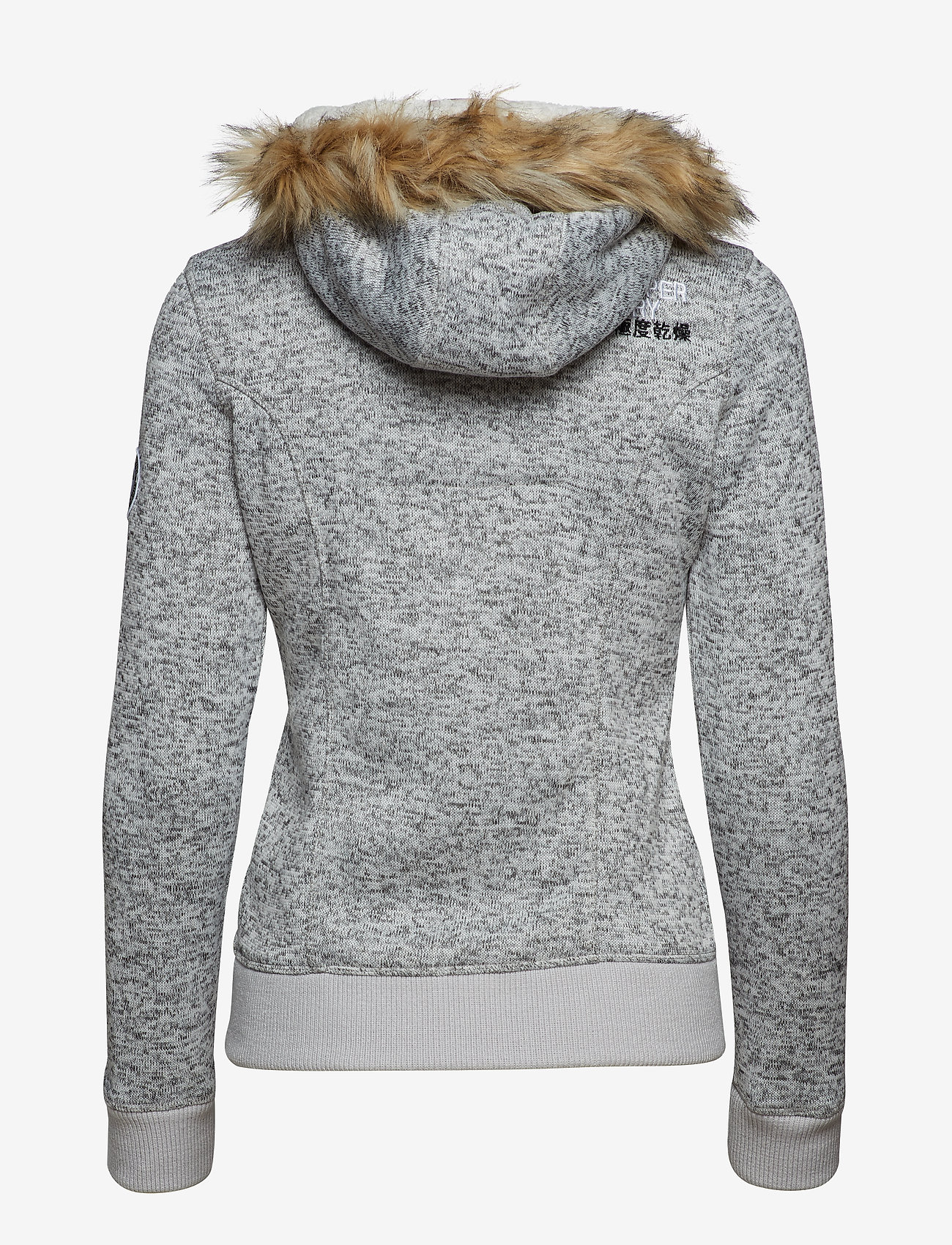 Superdry - SUPERDRY STORM FUR ZIPHOOD - fargo grey marl - 1
