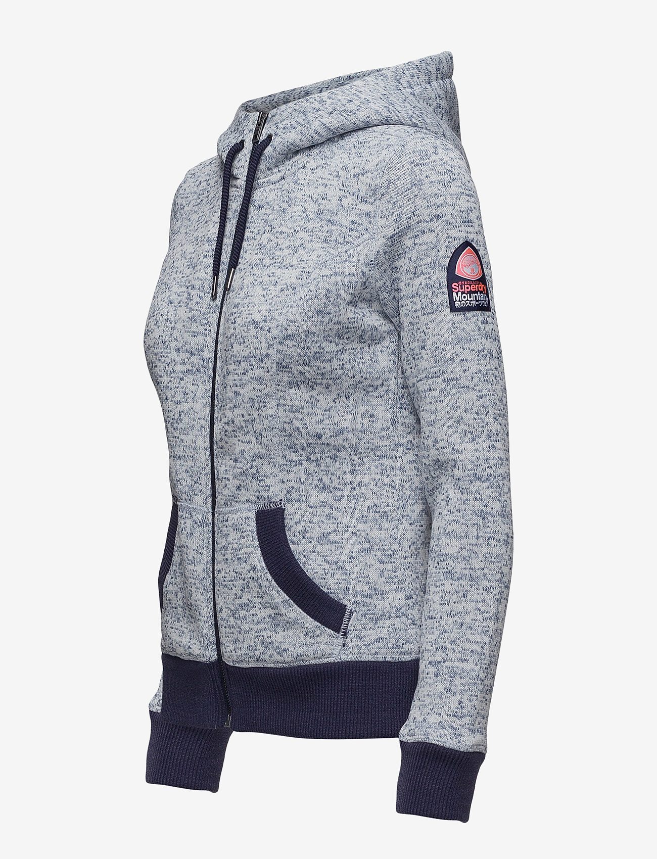 Superdry - SUPERDRY STORM ZIPHOOD - penn marl blue - 1