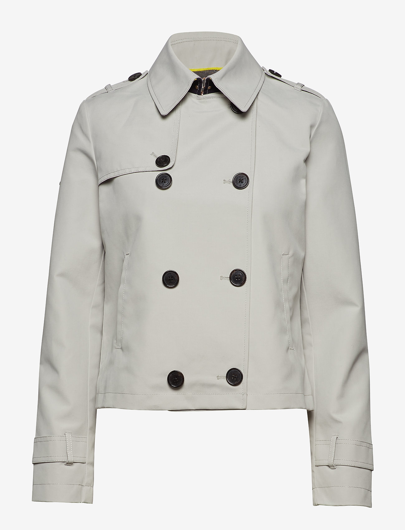 Superdry - CROPPED AZURE TRENCH - stone - 1