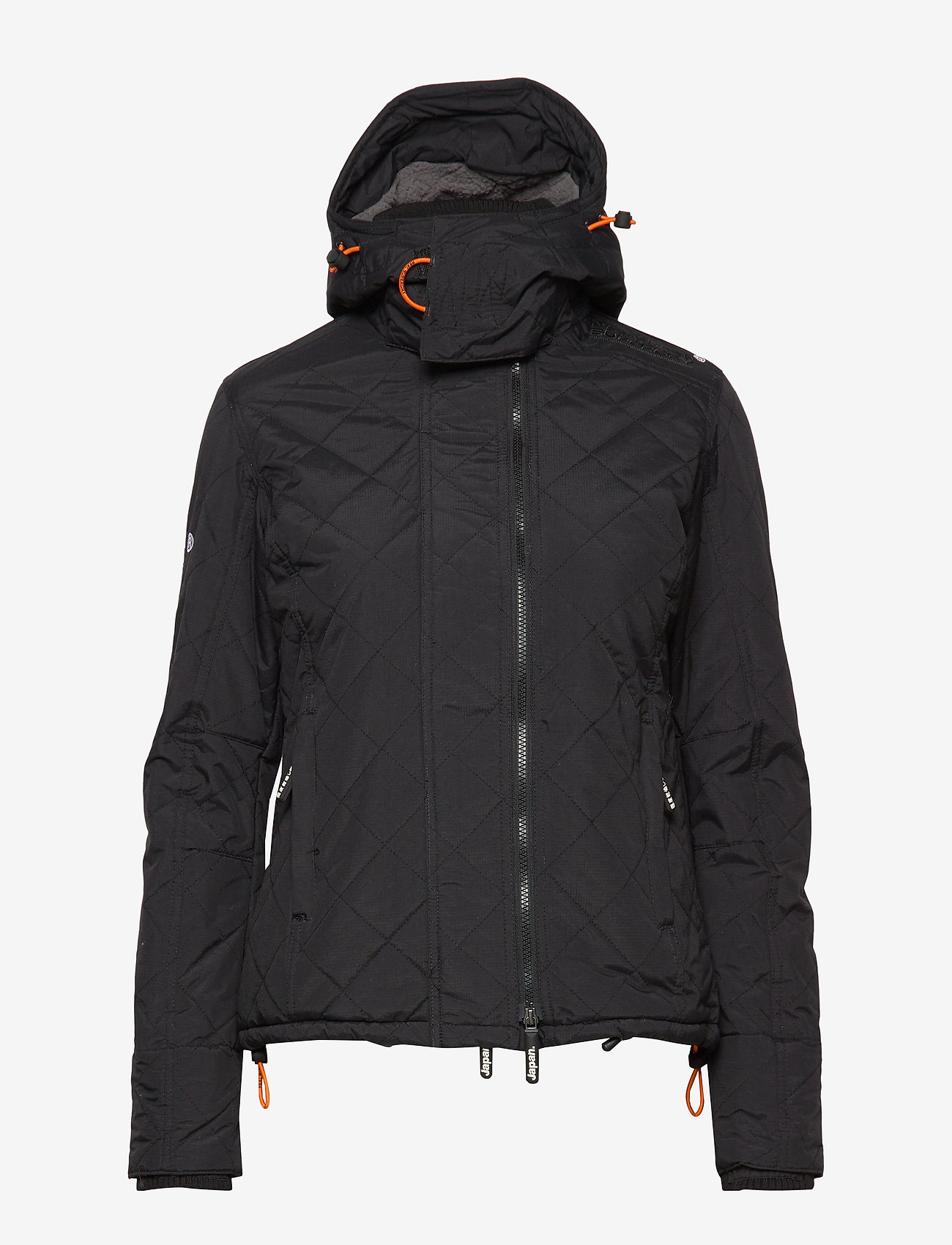Superdry - HOODED SHERPA QUILTED WINDCHEATER - black - 1