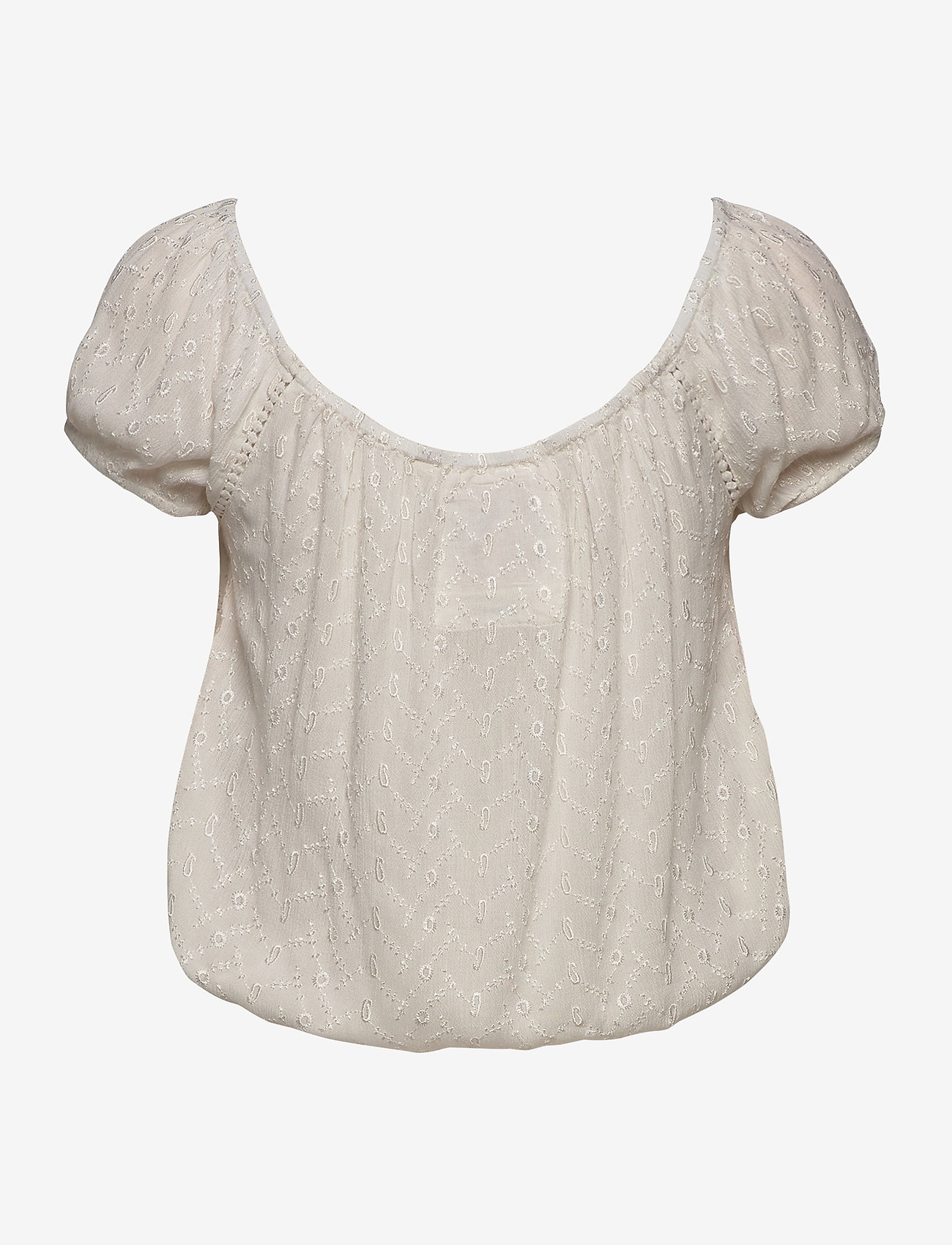 Superdry - BARDOT BOHO CROP BLOUSE - off white - 2