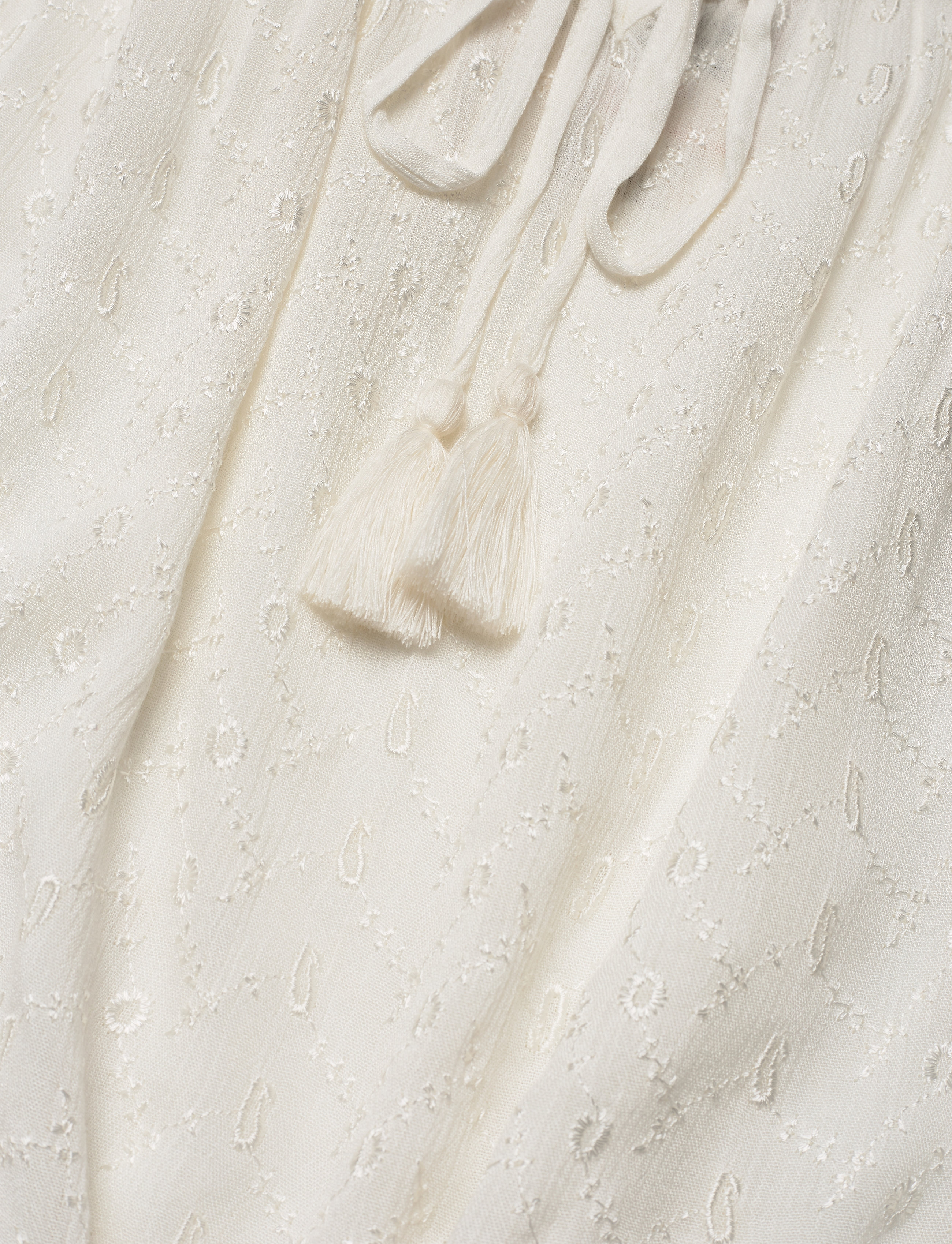 Superdry - BARDOT BOHO CROP BLOUSE - off white - 3