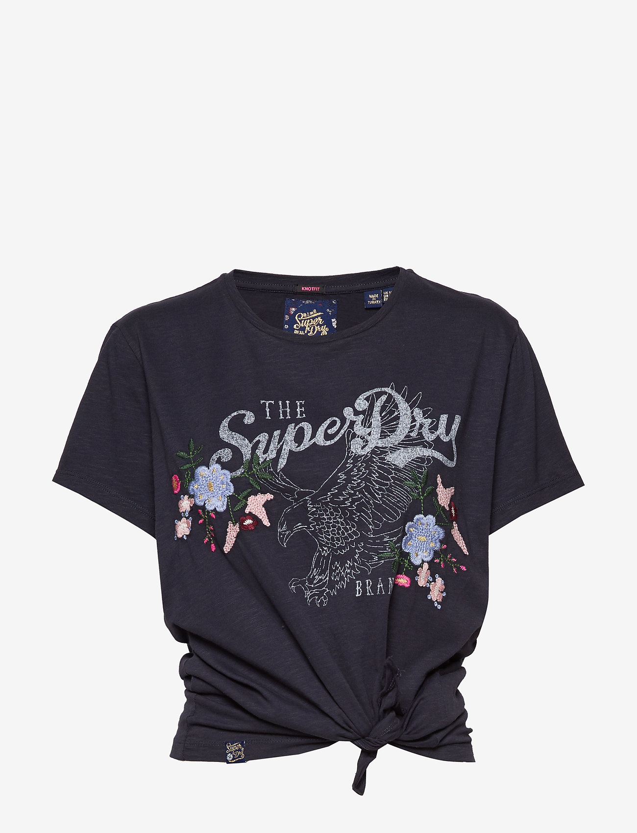 Superdry - KATIE EMBROIDERED TEE - colorado navy - 0