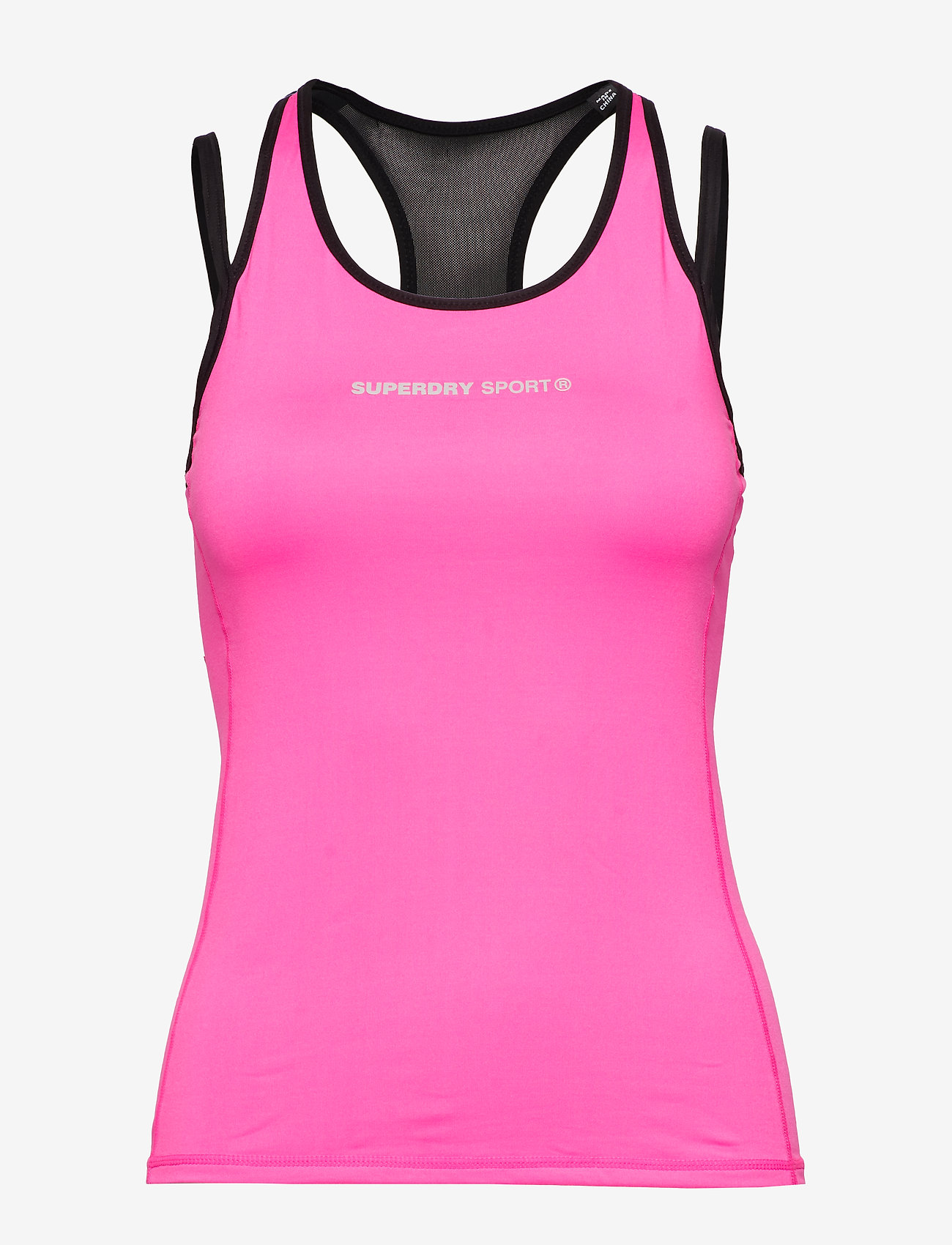 Superdry - SUPERDRY GYM DUO STRAP VEST - neon pink - 0