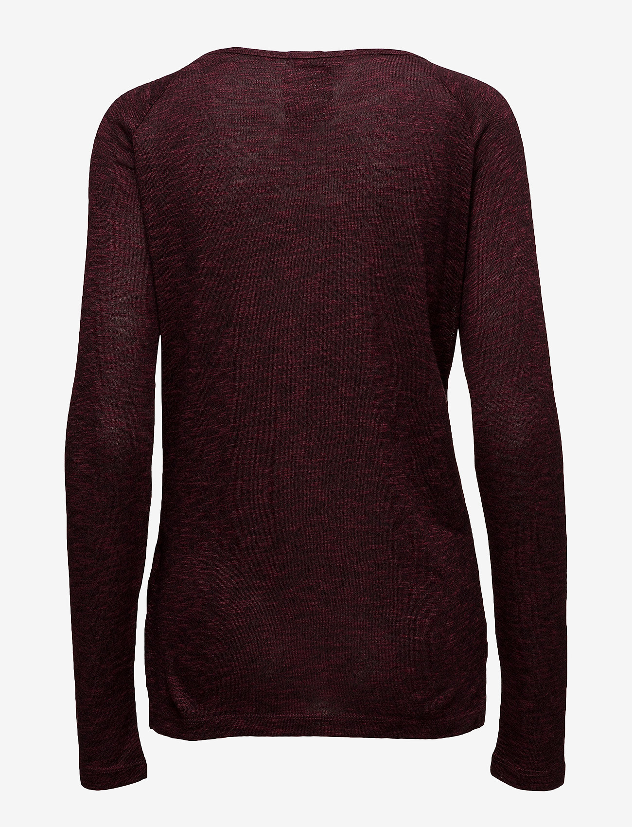 Superdry - FOIL GRAPHIC KNIT TOP - aurora burgundy - 1