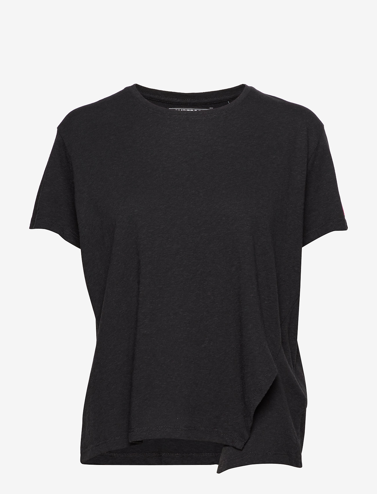 Superdry - KNOT BURNOUT TEE - black - 0