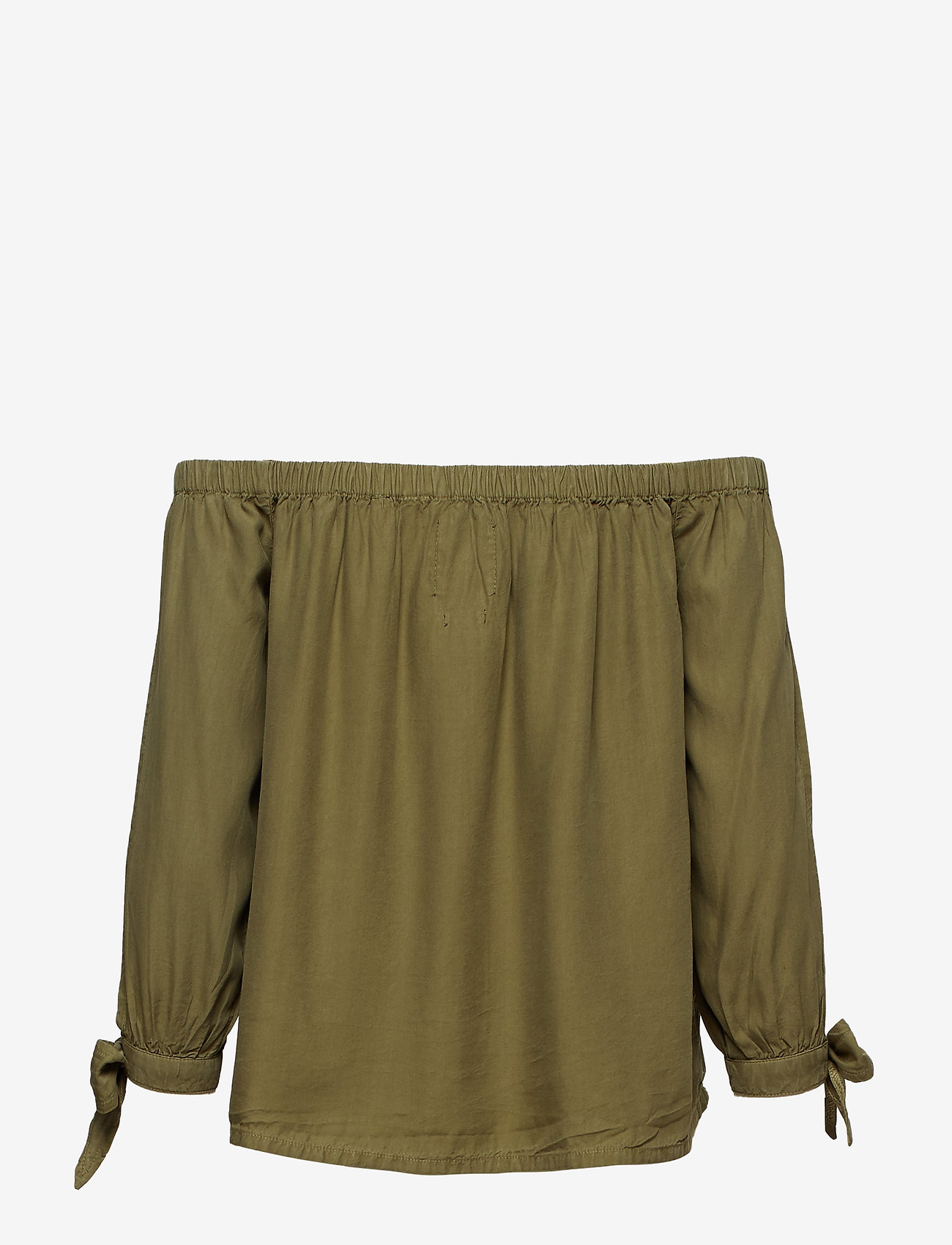 Superdry - HELENA TOP - long-sleeved blouses - khaki - 1