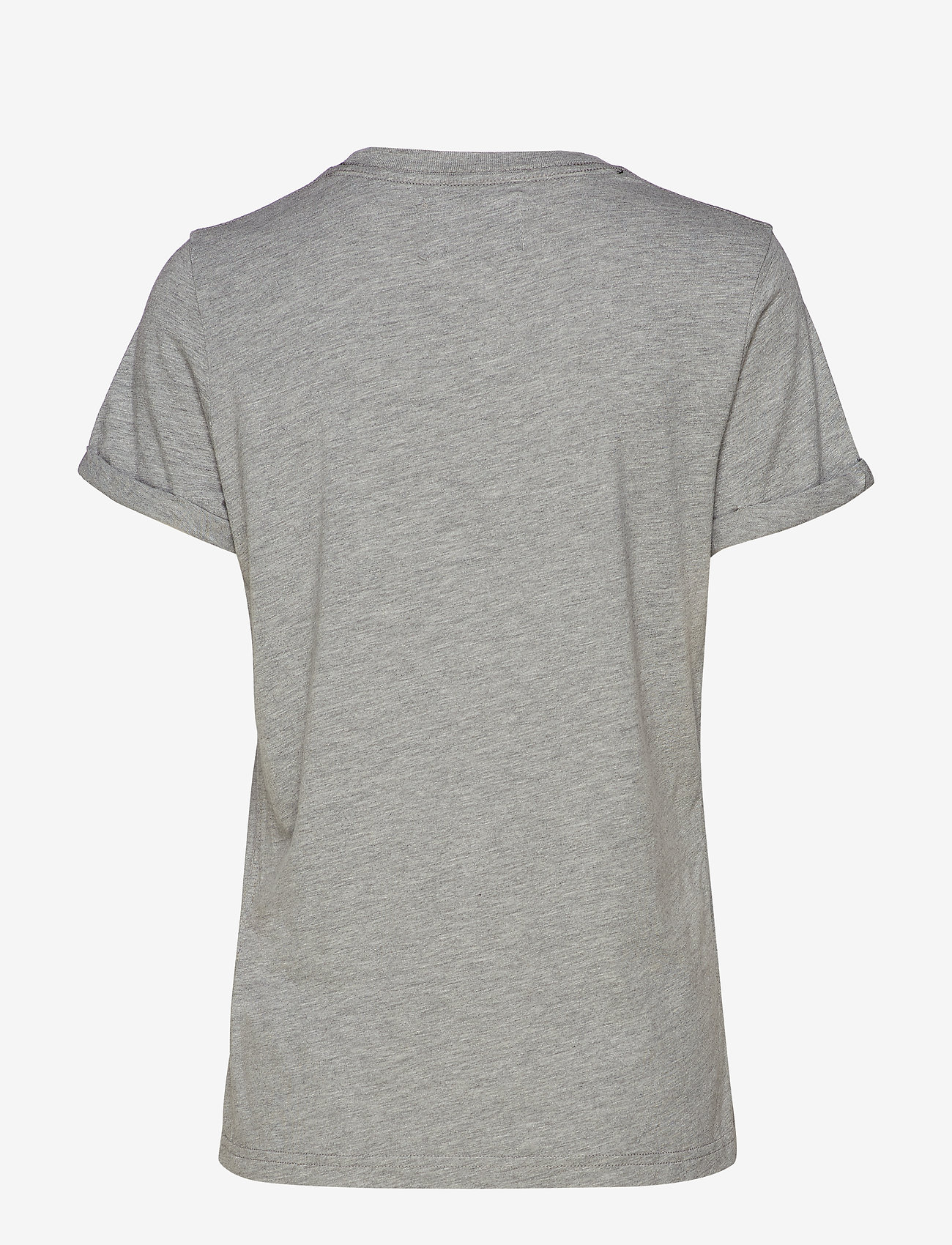 Superdry - PREMIUM CREW NECK TEE - pebble grey marl - 1