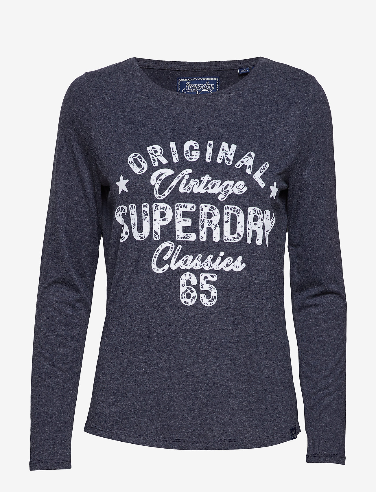 DARLA GRAPHIC TOP - INDIGO BLUE