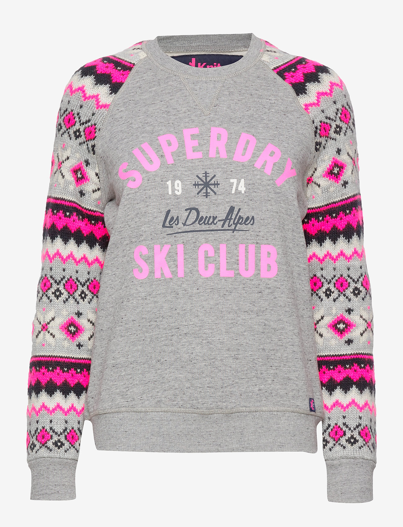 Superdry - DAKOTA FAIRISLE CREW - grey grit - 0