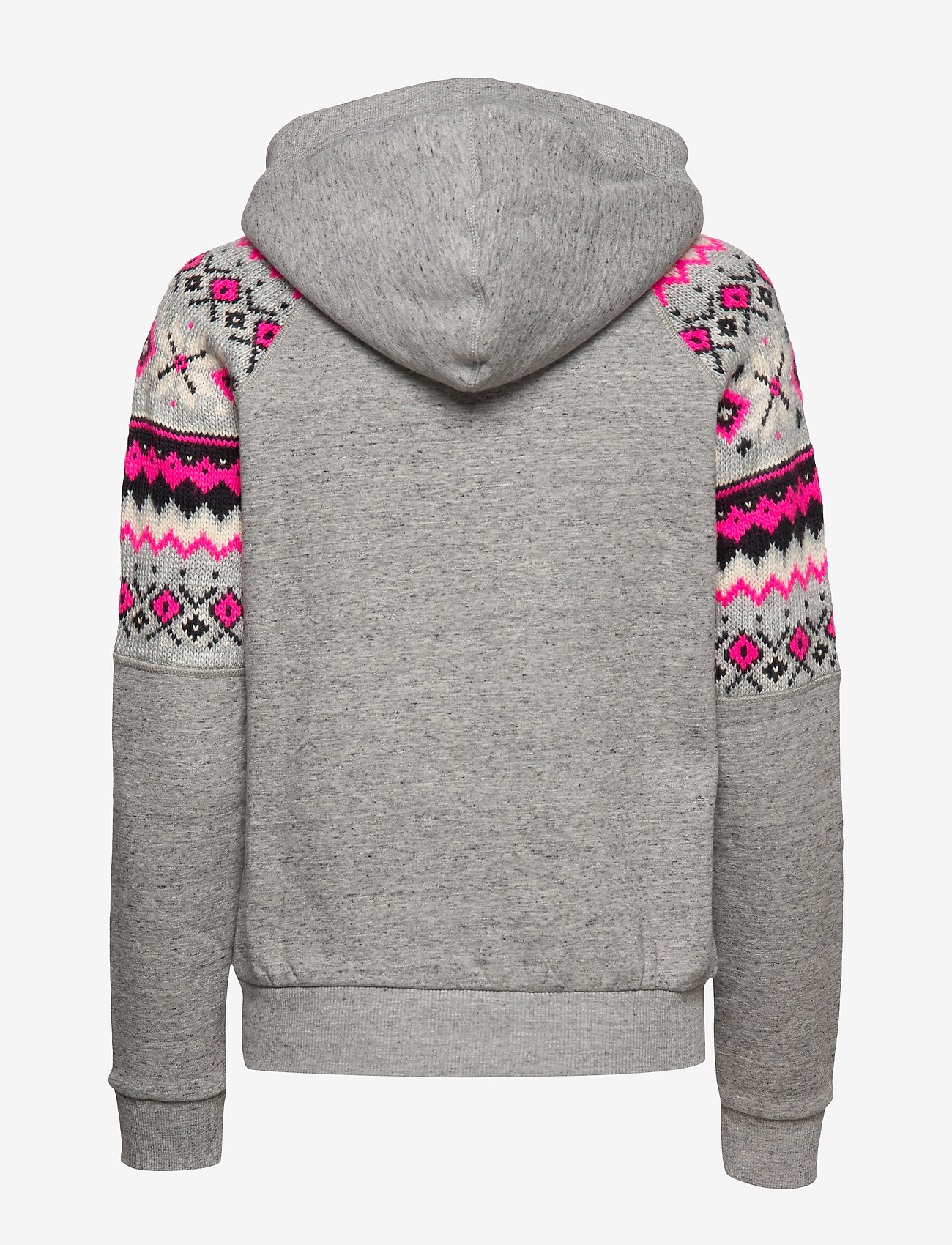 Superdry - DAKOTA FAIRISLE ZIP THRU - grey grit - 1