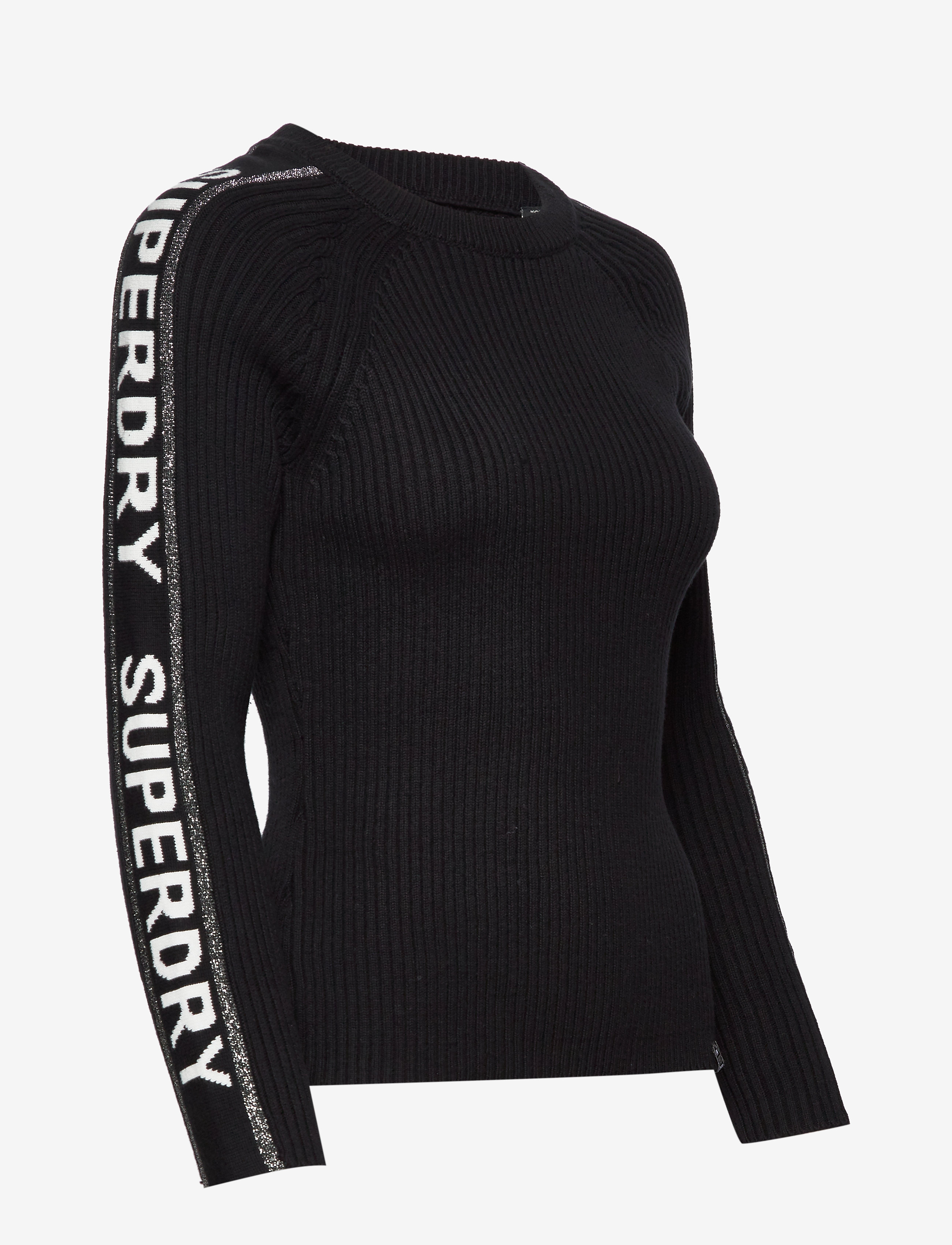 Superdry - URBAN STREET SLV LOGO JUMPER - black - 3