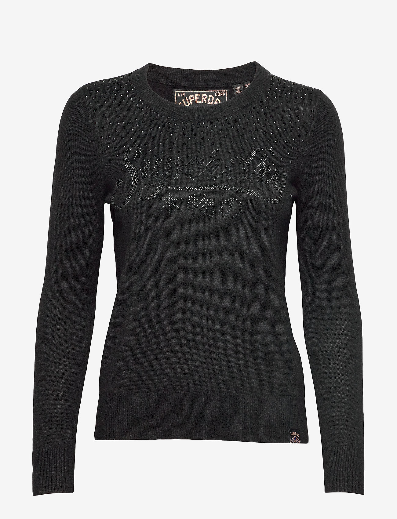 SUPERDRY GEMSTONE JUMPER - BLACK