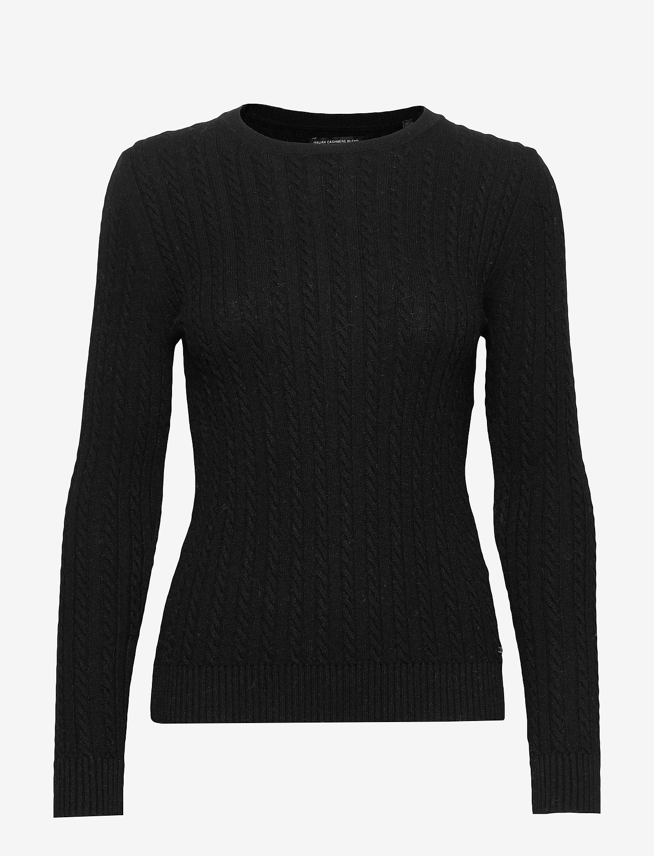 LUXE MINI CABLE KNIT - BLACK