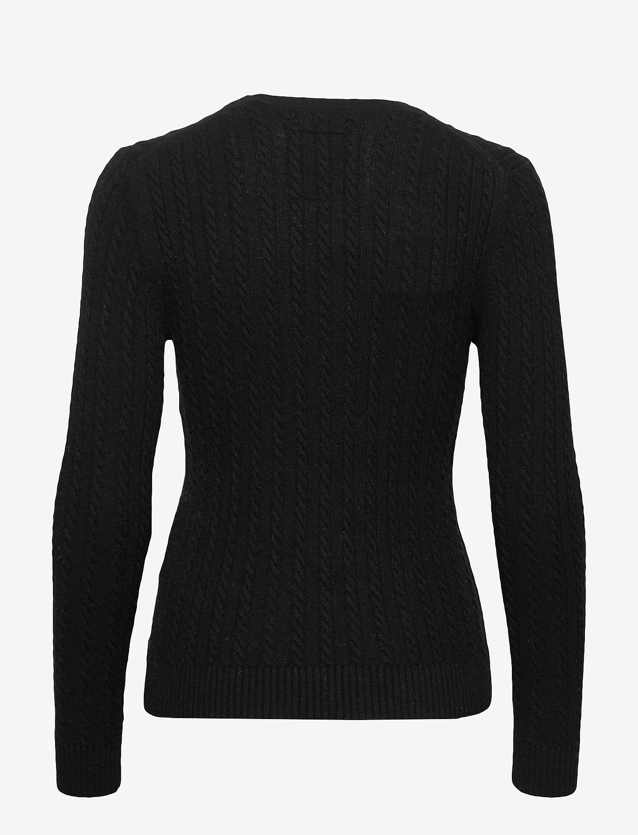 Superdry - LUXE MINI CABLE KNIT - black - 1