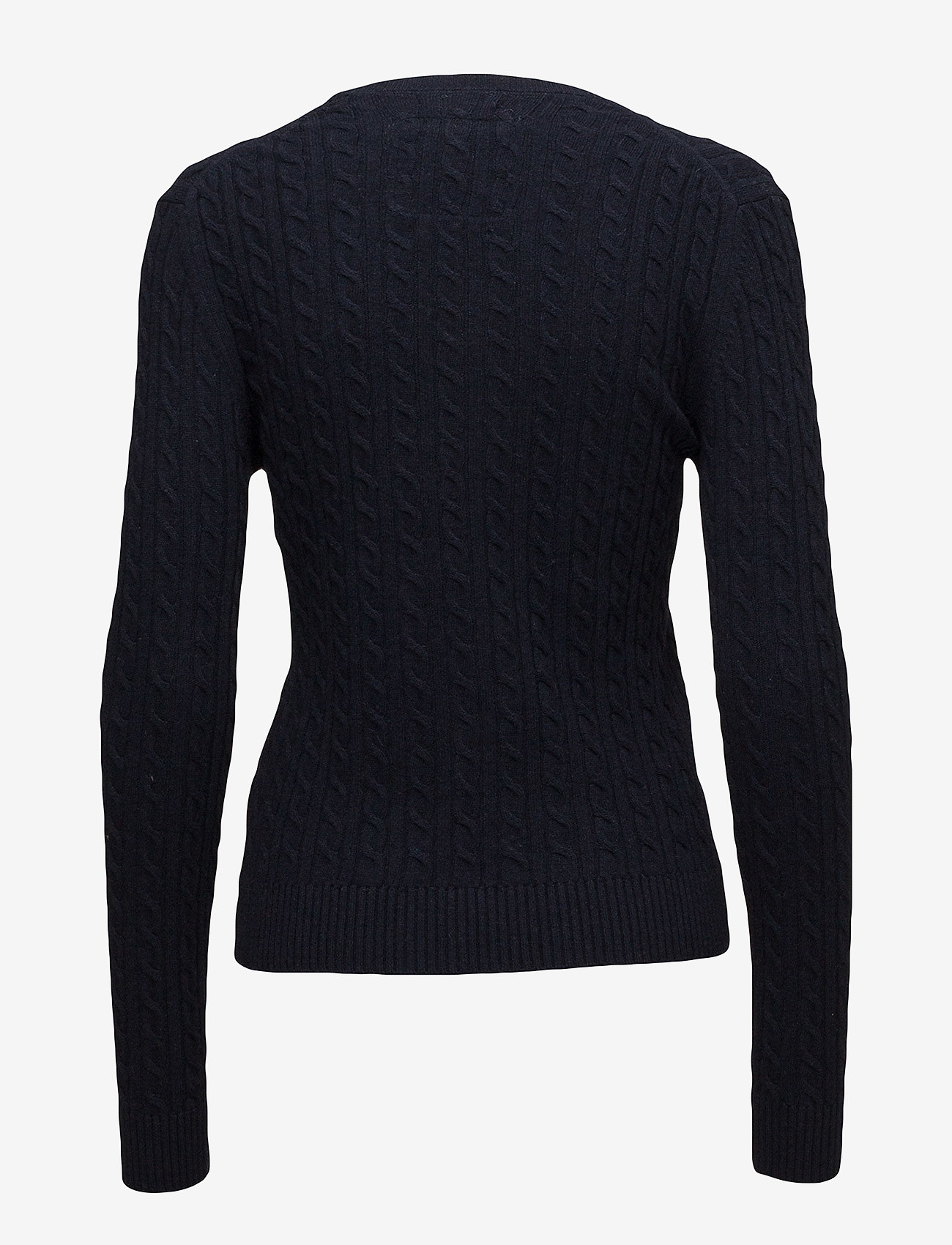 Superdry - LUXE MINI CABLE KNIT - navy - 2
