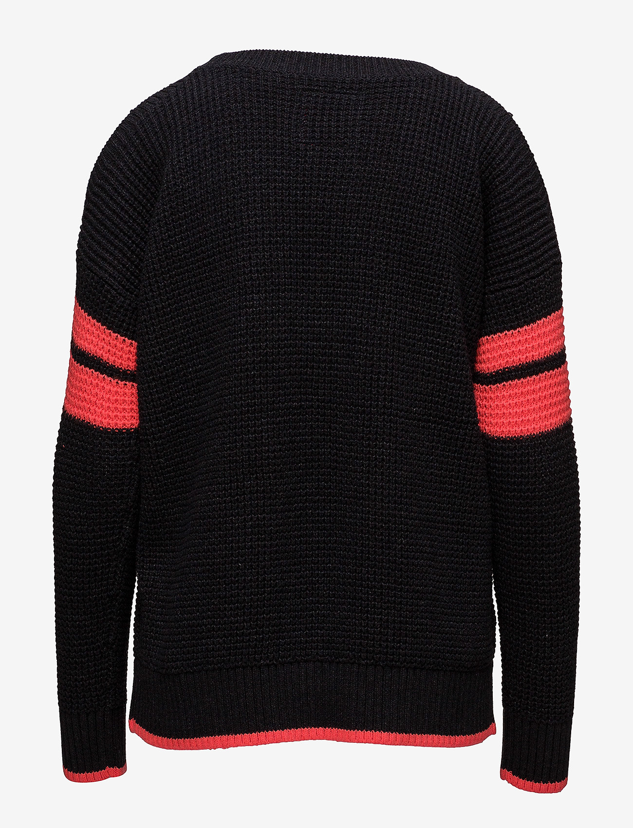 Superdry - VARSITY COLD SHOULDER KNIT - charcoal - 1