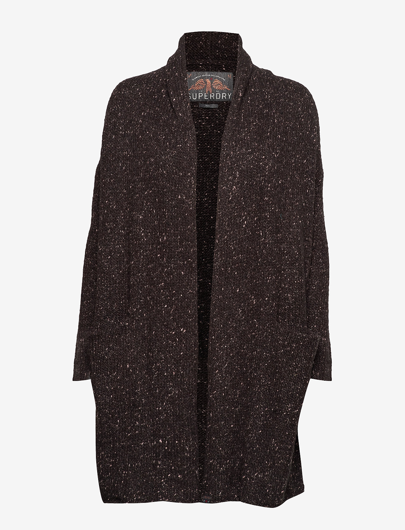 Superdry - DAKOTA NEP CARDIGAN - juno black marl - 0