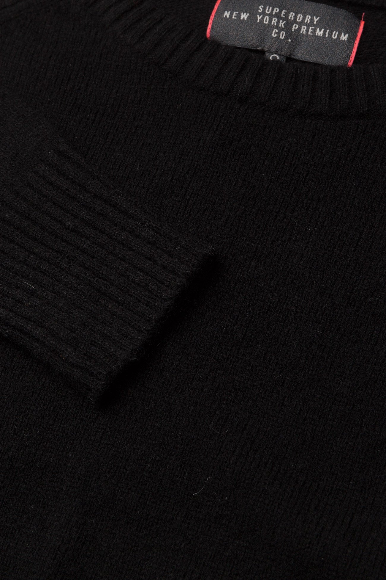 Superdry - DOWNTOWN RAGLAN KNIT - black - 2