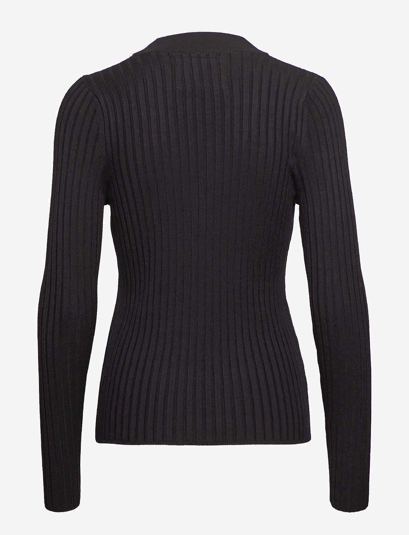Superdry - LOLA BUTTONED VEE KNIT - black - 1