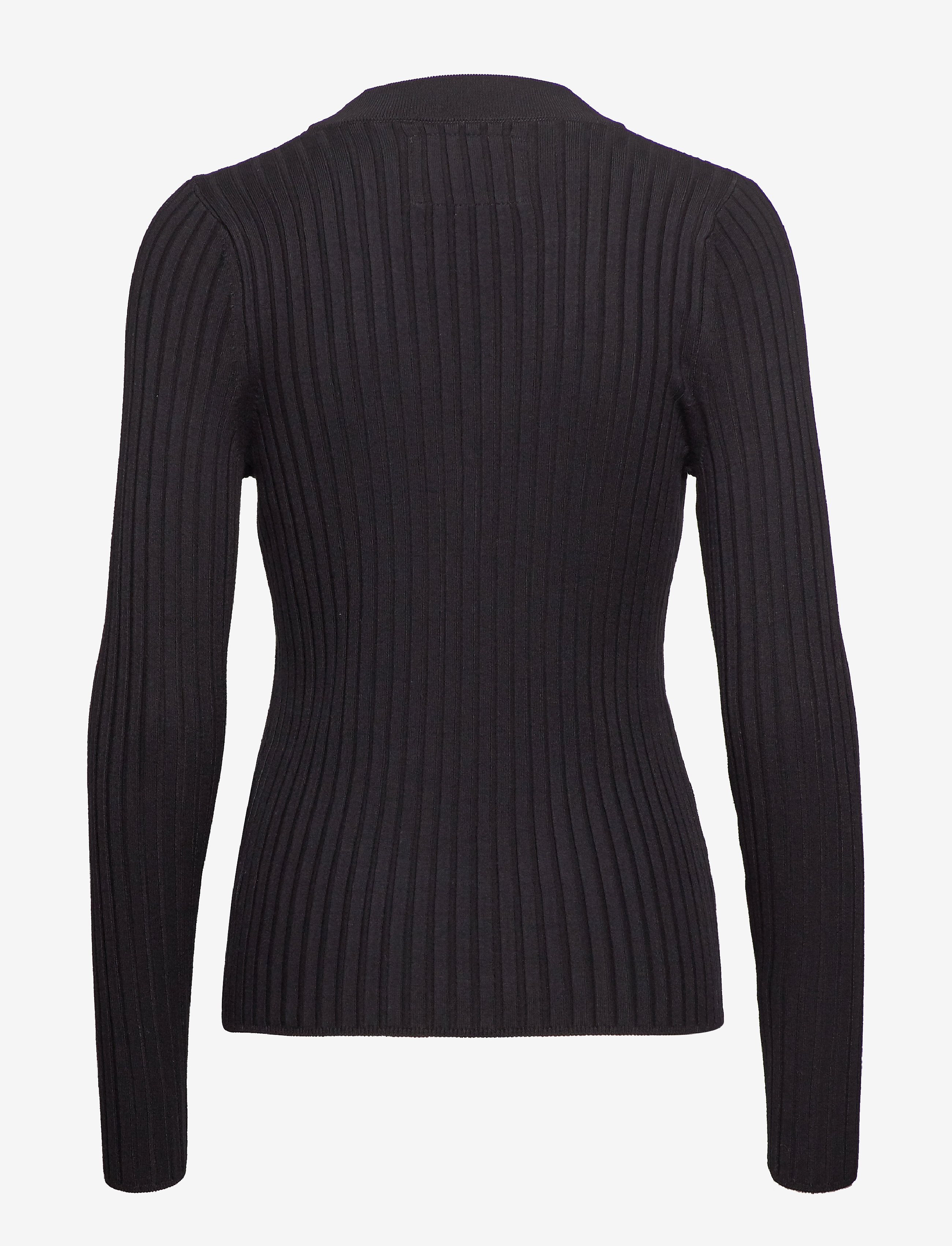 Superdry - LOLA BUTTONED VEE KNIT - black - 1