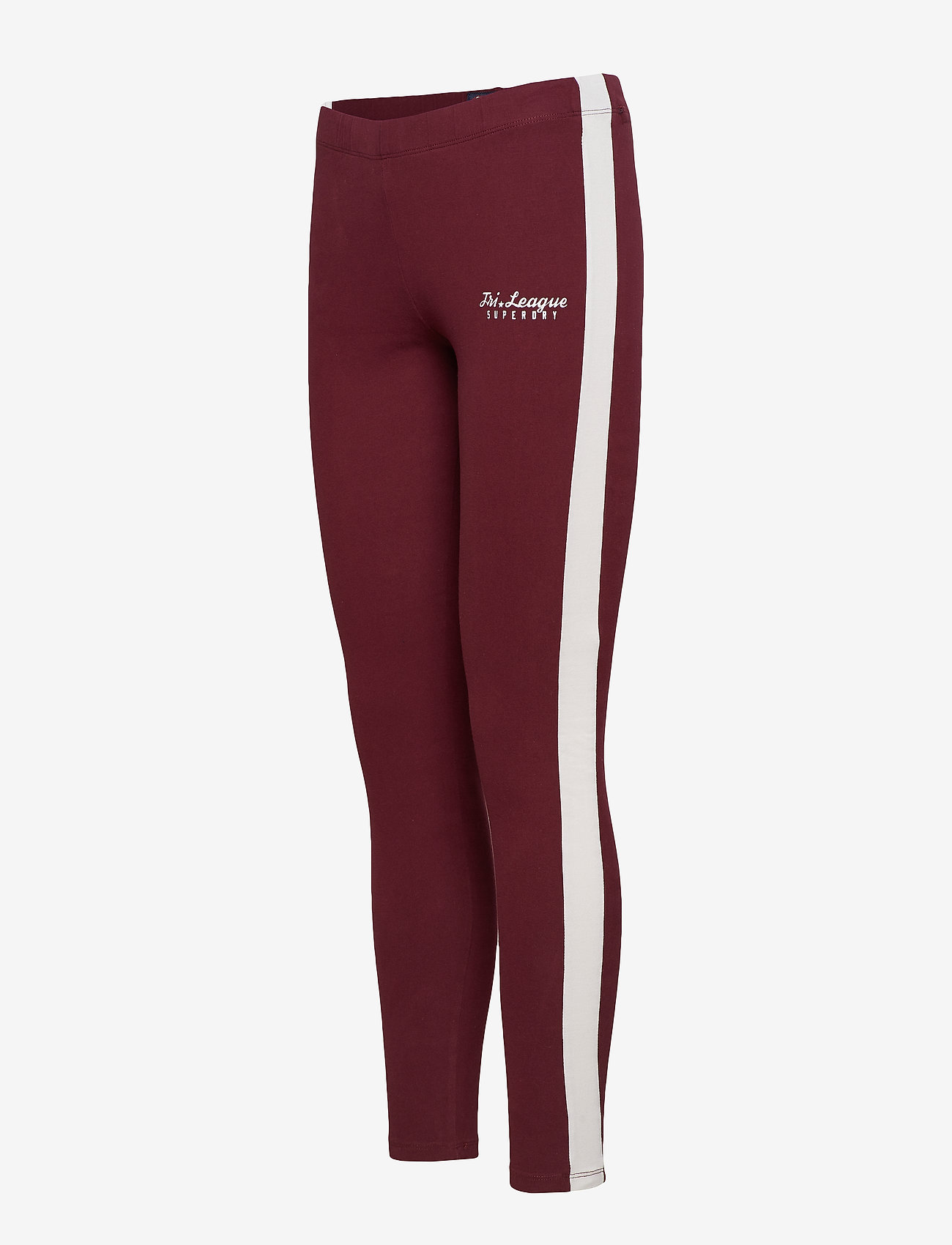 Superdry - TRI LEAGUE GRAPHIC LEGGING - tri burgundy - 2