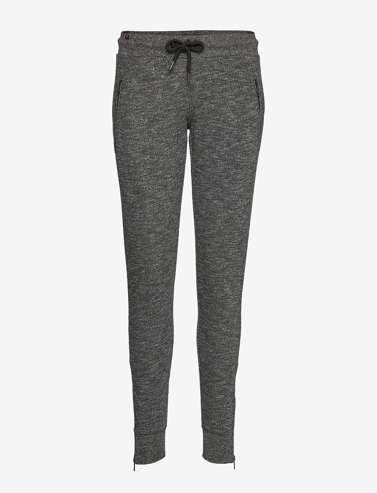 Superdry - FASHION LUXE JOGGER - luxe dark charcoal marl - 0