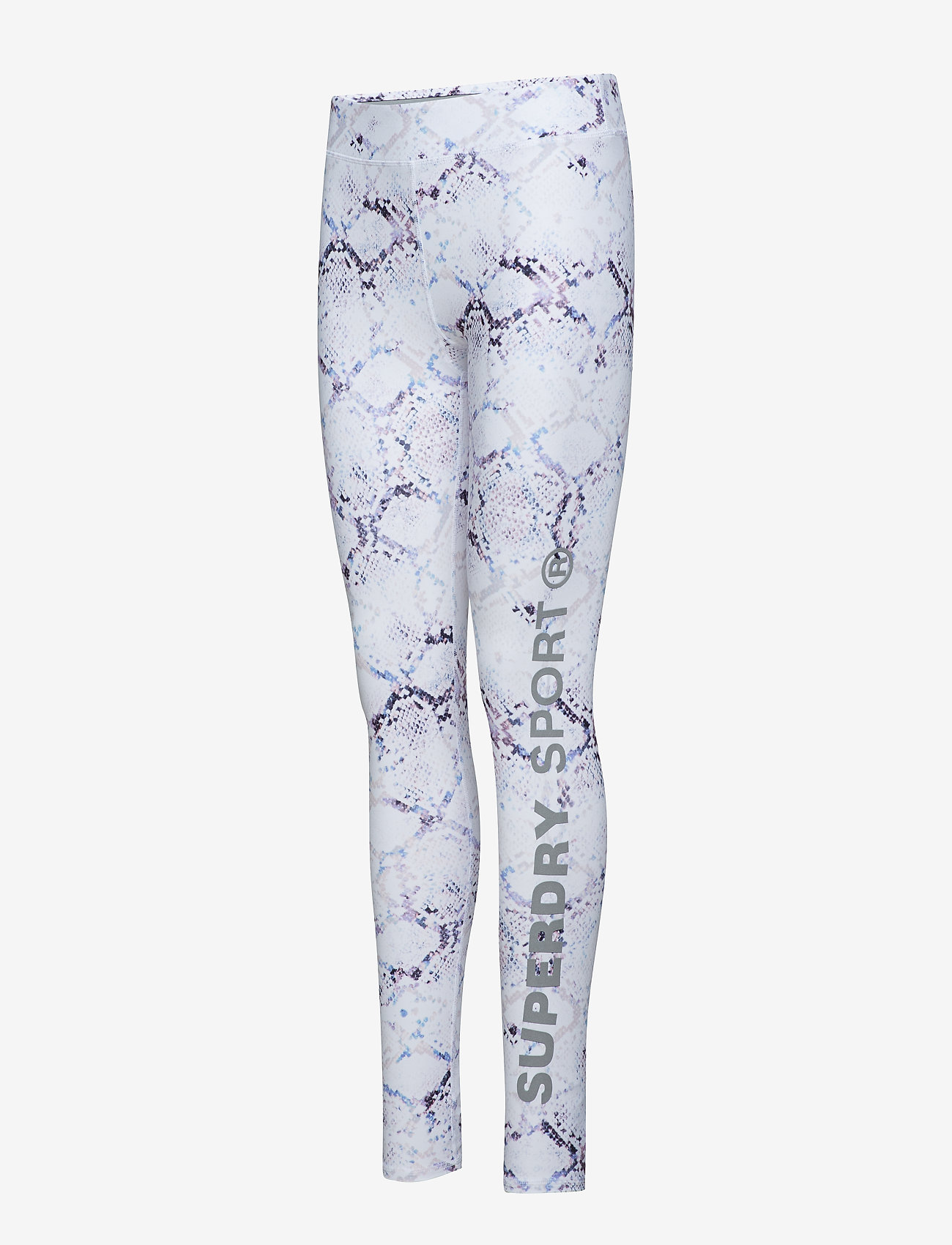Superdry - SUPERDRY CORE GYM LEGGING - white python - 2