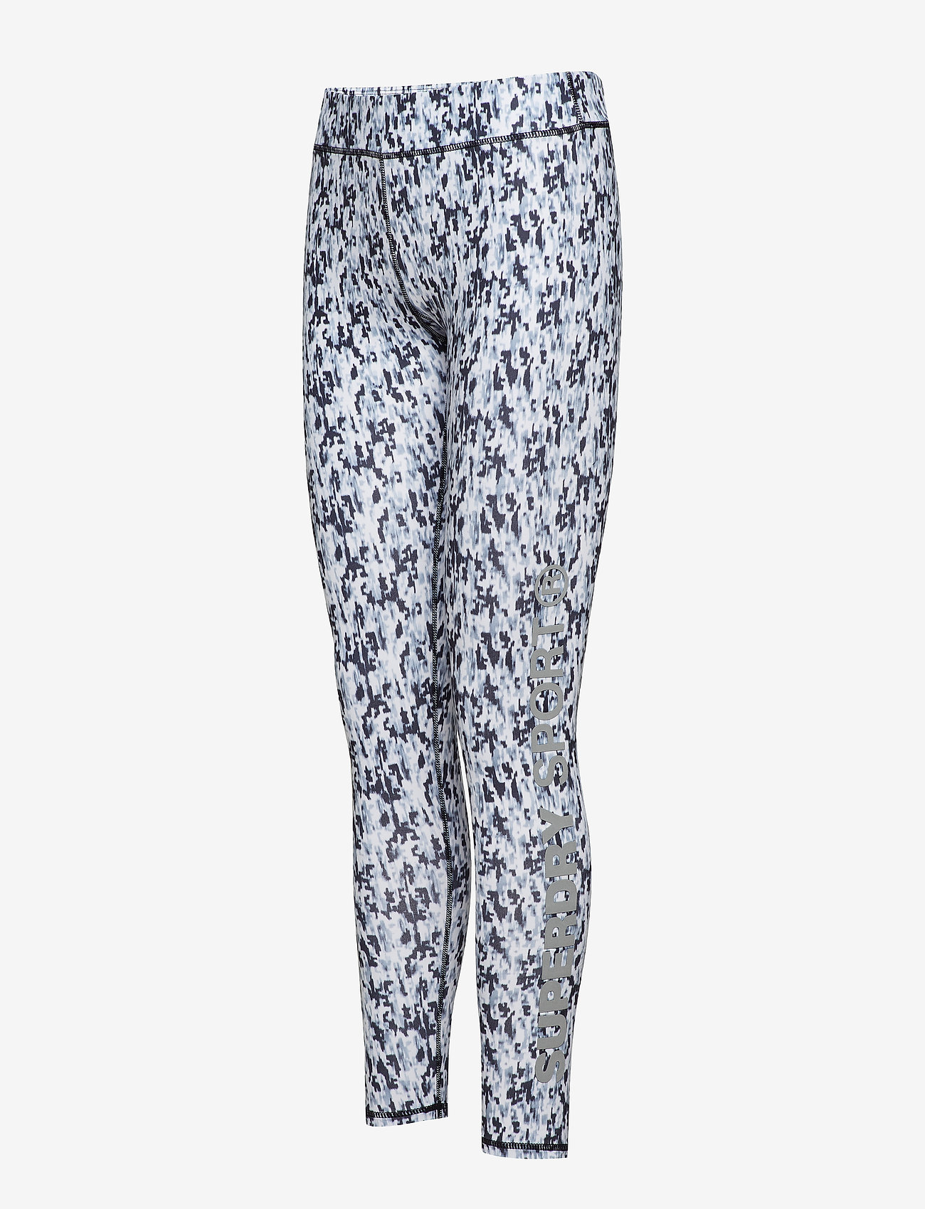 Superdry - SUPERDRY CORE GYM LEGGING - abstract blur mono - 2
