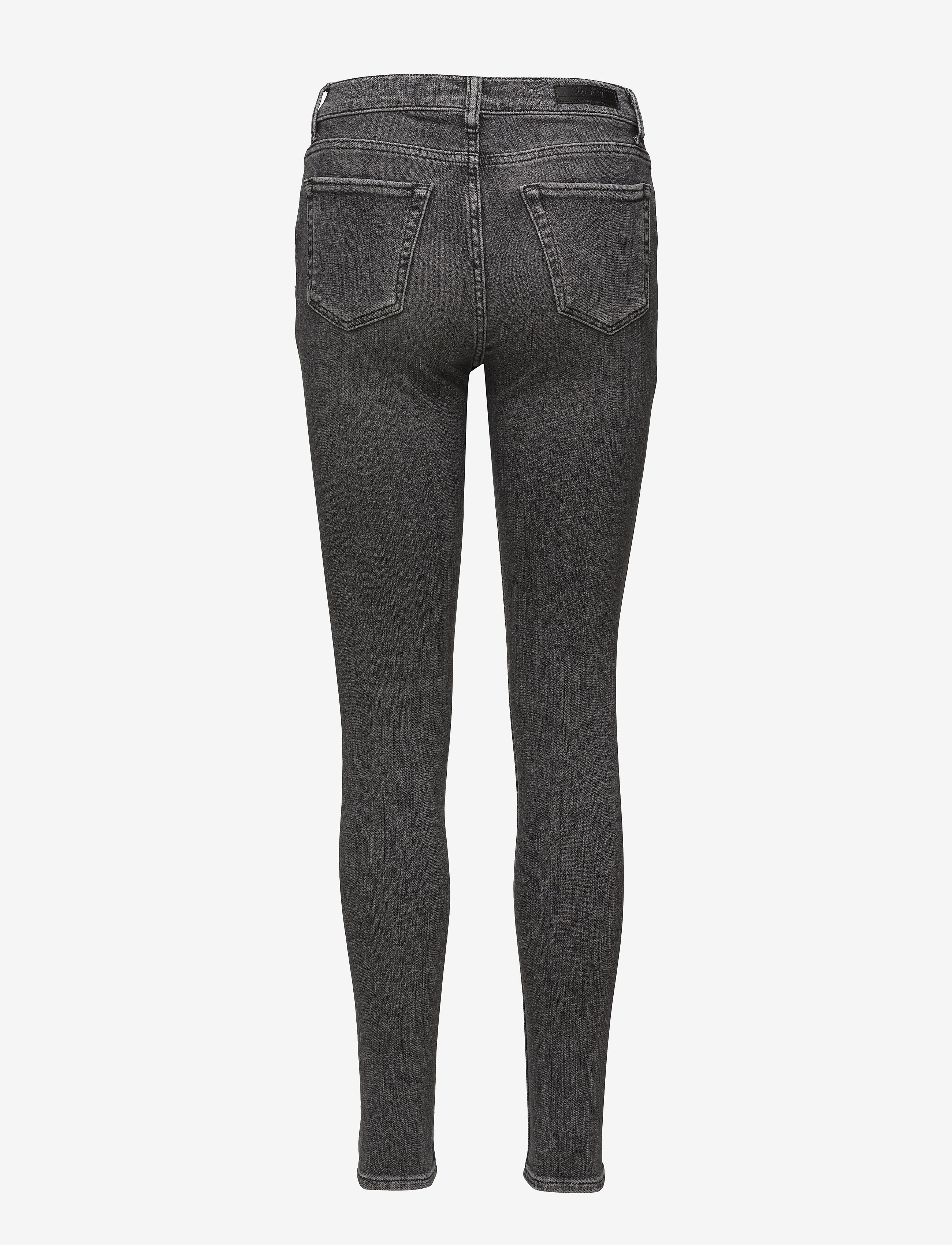 Superdry - SUPER CRAFTED- SKINNY MID RISE - grey nero - 1