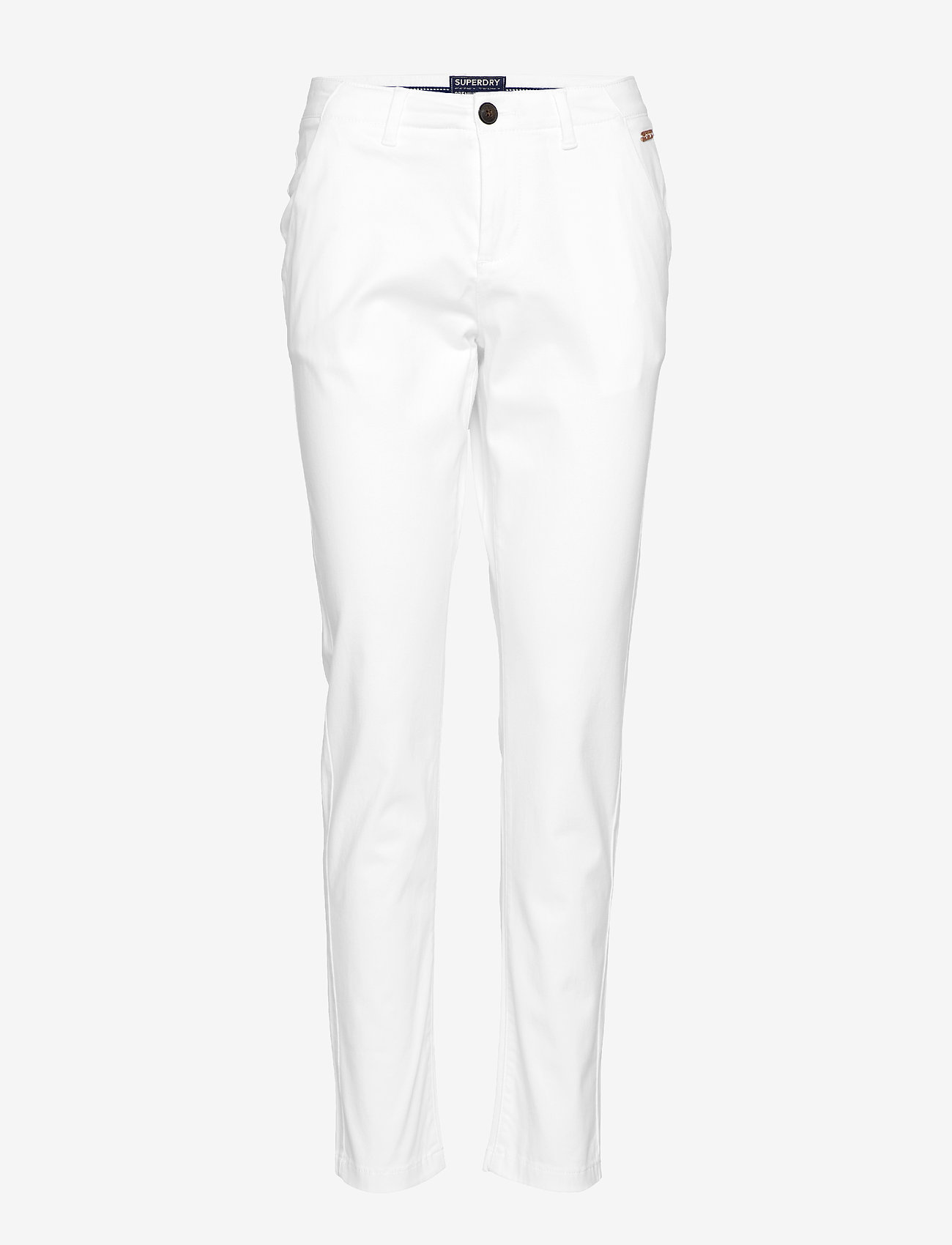 Superdry - CITY CHINO PANT - optic white - 1
