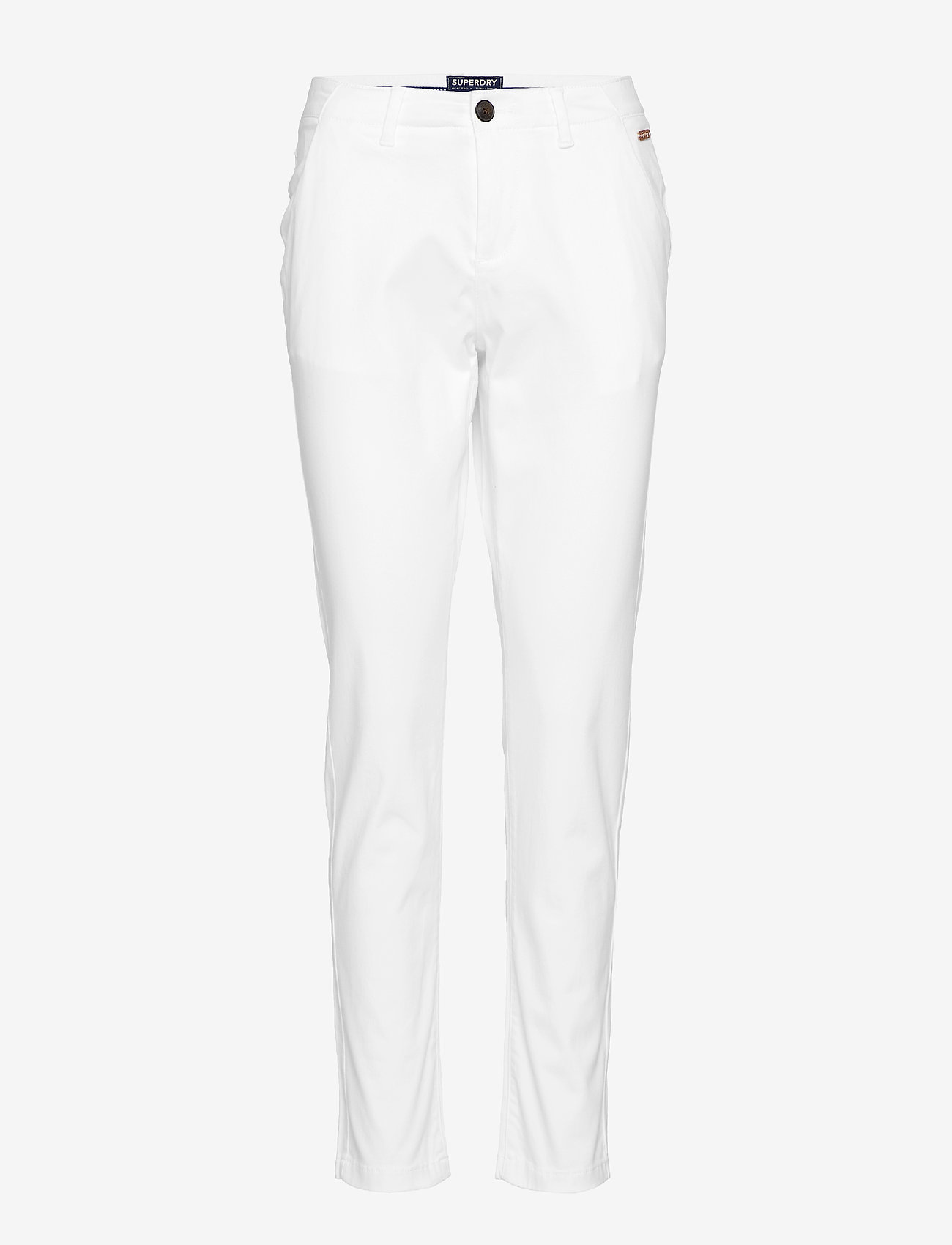 Superdry - CITY CHINO PANT - optic white - 2