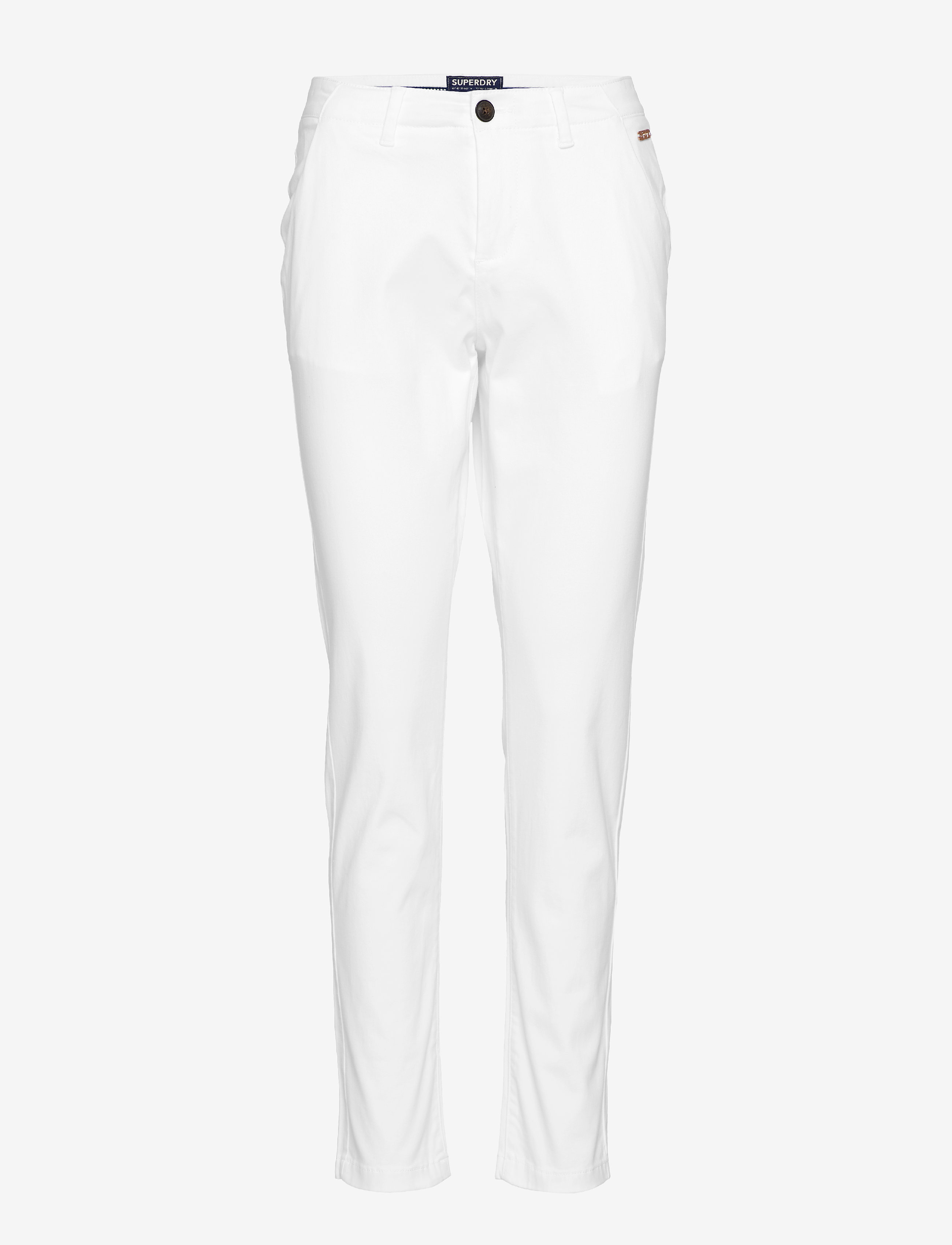 Superdry - CITY CHINO PANT - optic white - 2