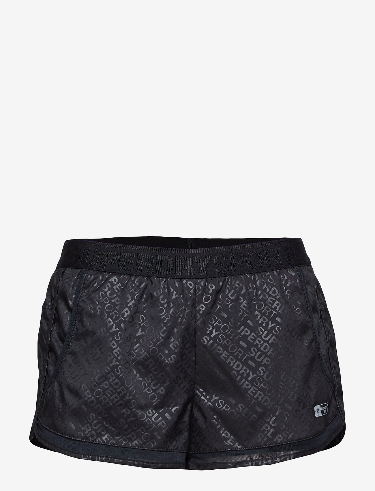SUPERDRY SPORT MESH INSERT SHORT - BLACK SD SPORT