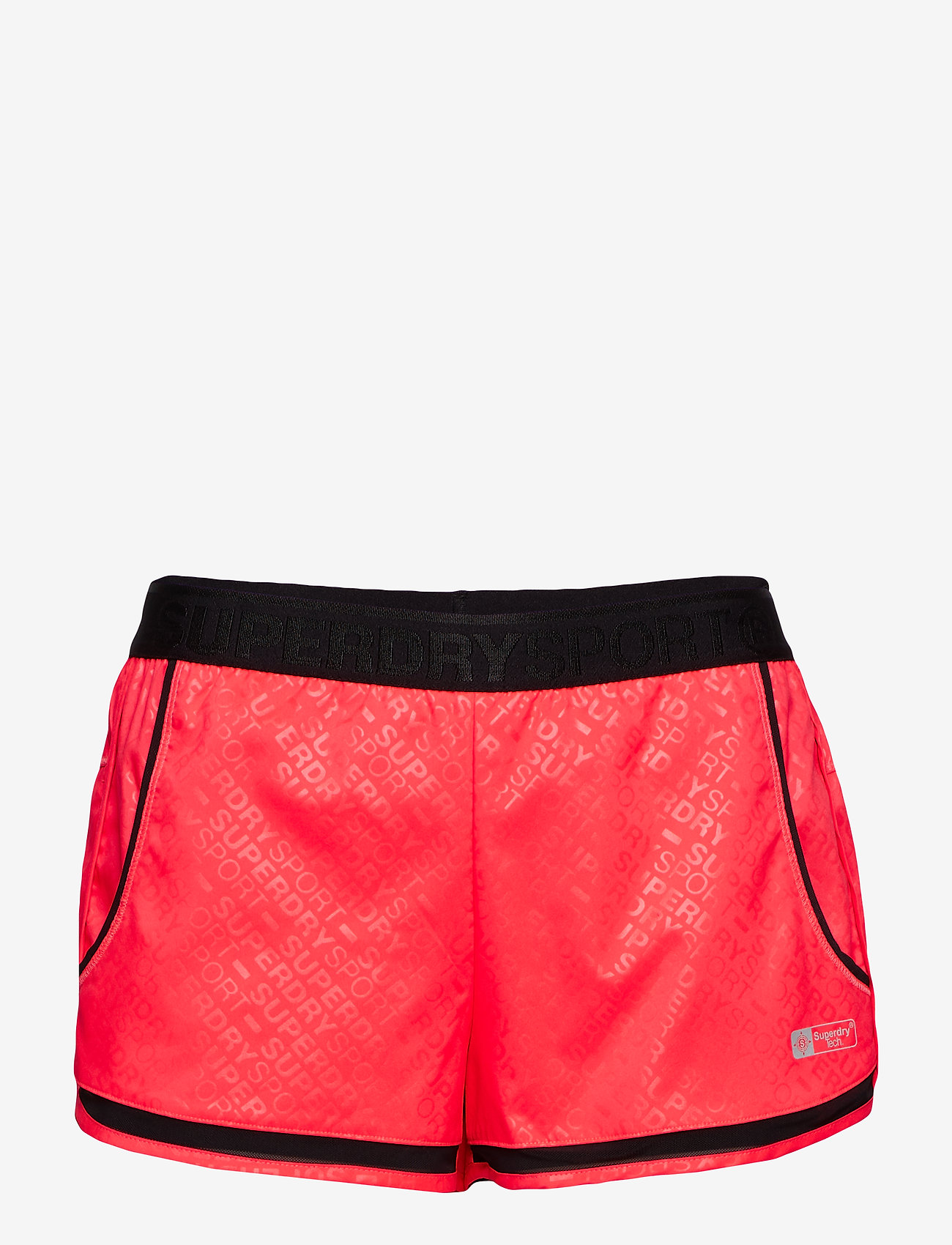SUPERDRY SPORT MESH INSERT SHORT - SHOCKING RED SD SPORT
