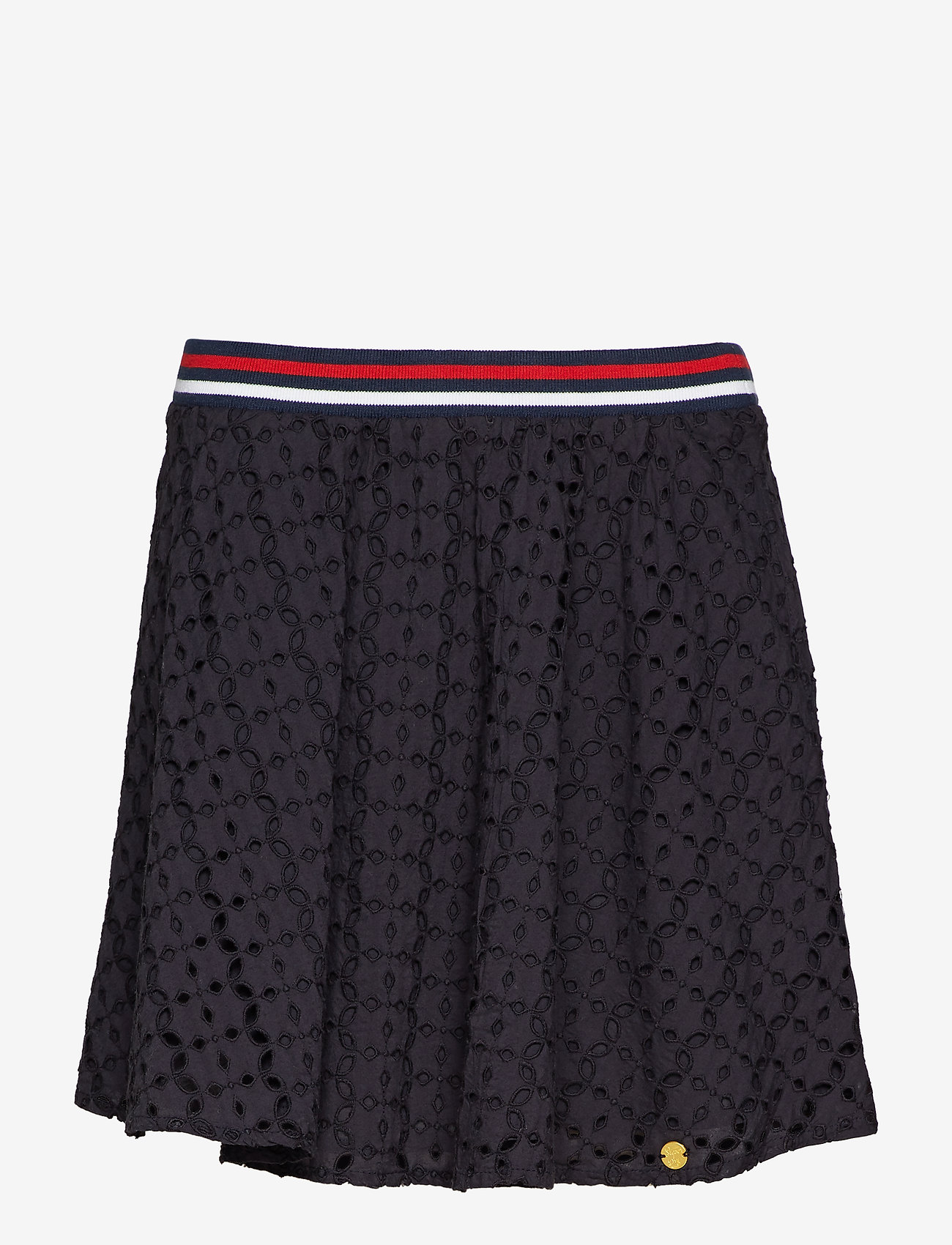 Superdry - TEAGAN SCHIFFLI SKIRT - navy - 0