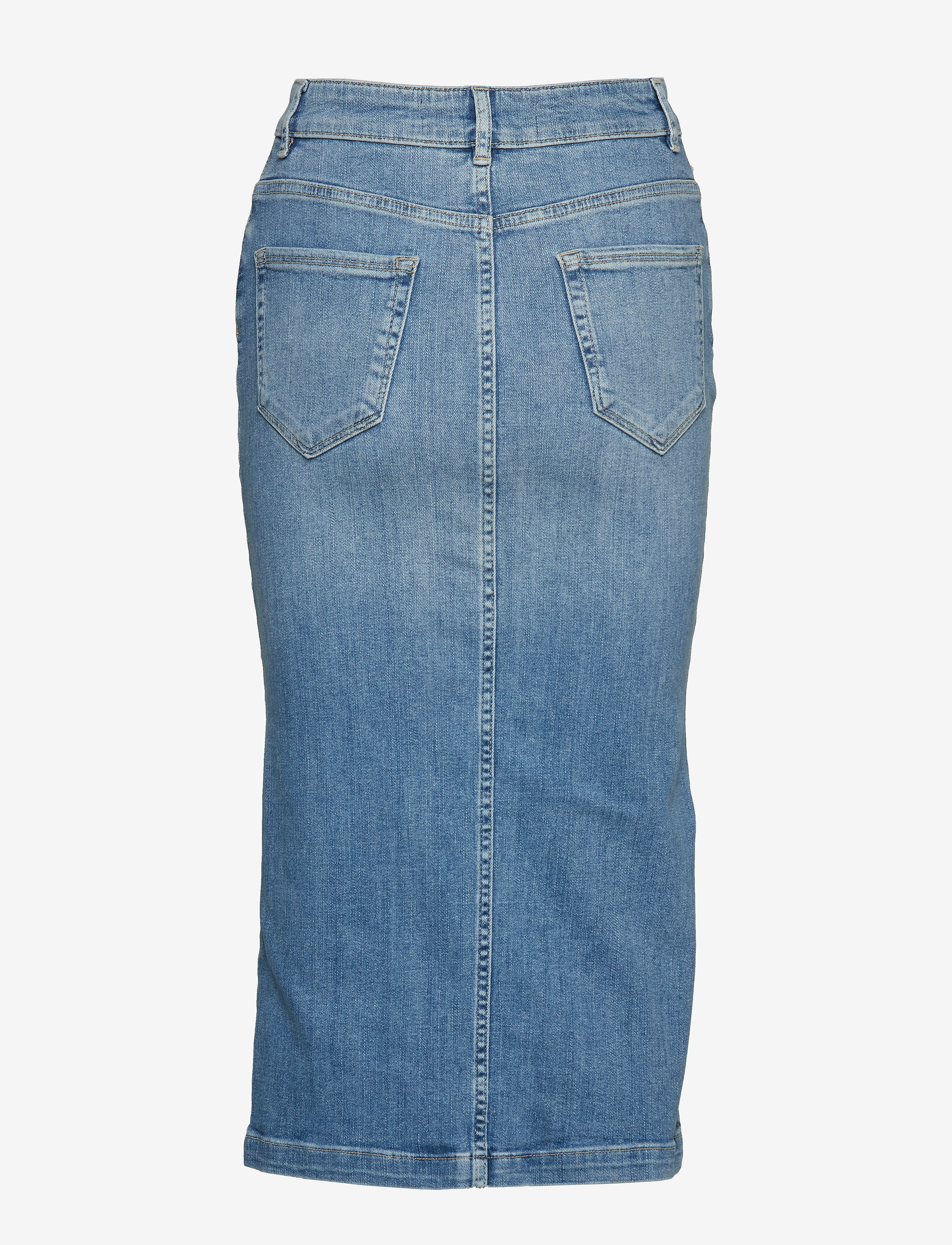 Superdry - DENIM MIDI PENCIL SKIRT - cloud blue - 1