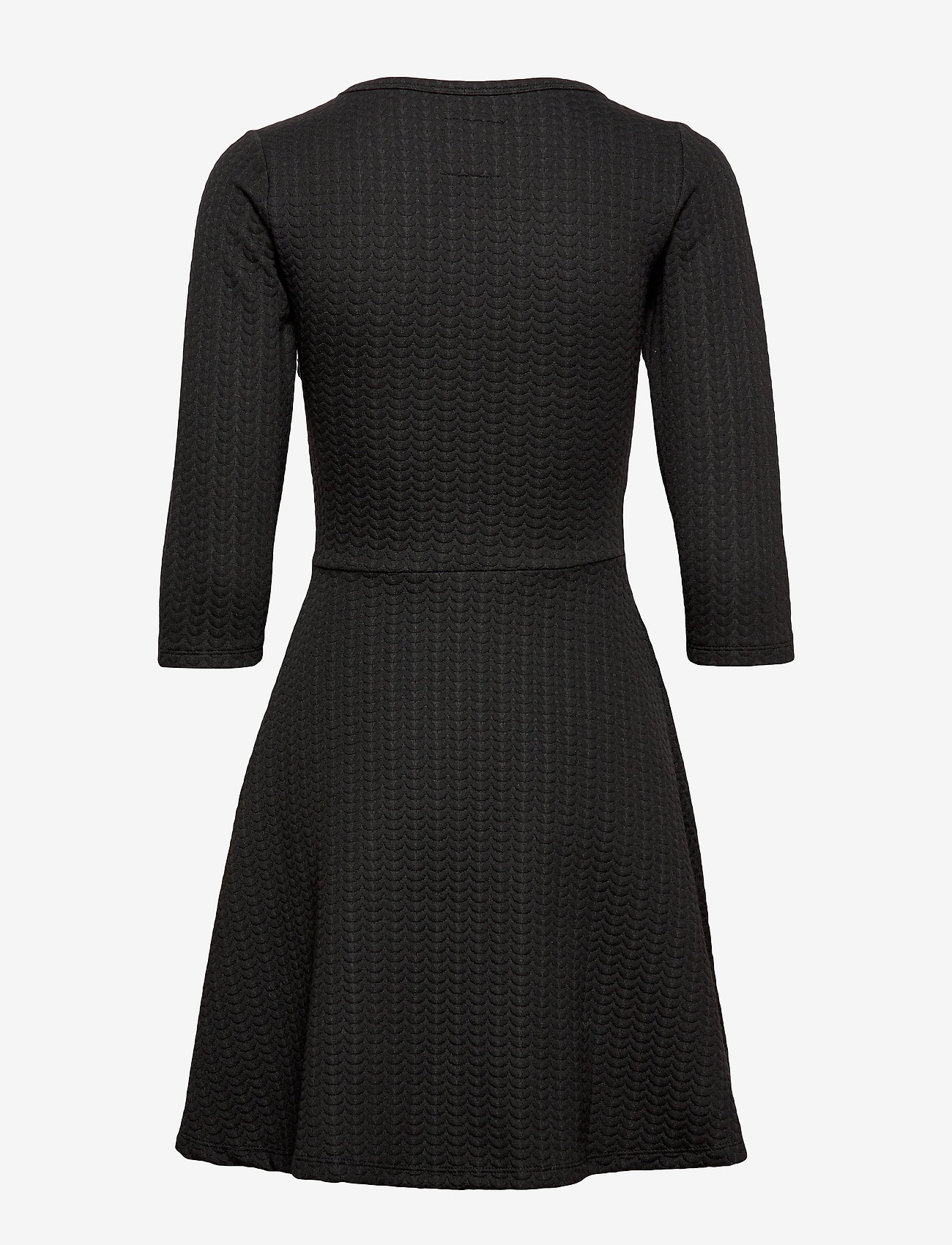 Superdry - RILEY TEXTURED SKATER DRESS - black - 1