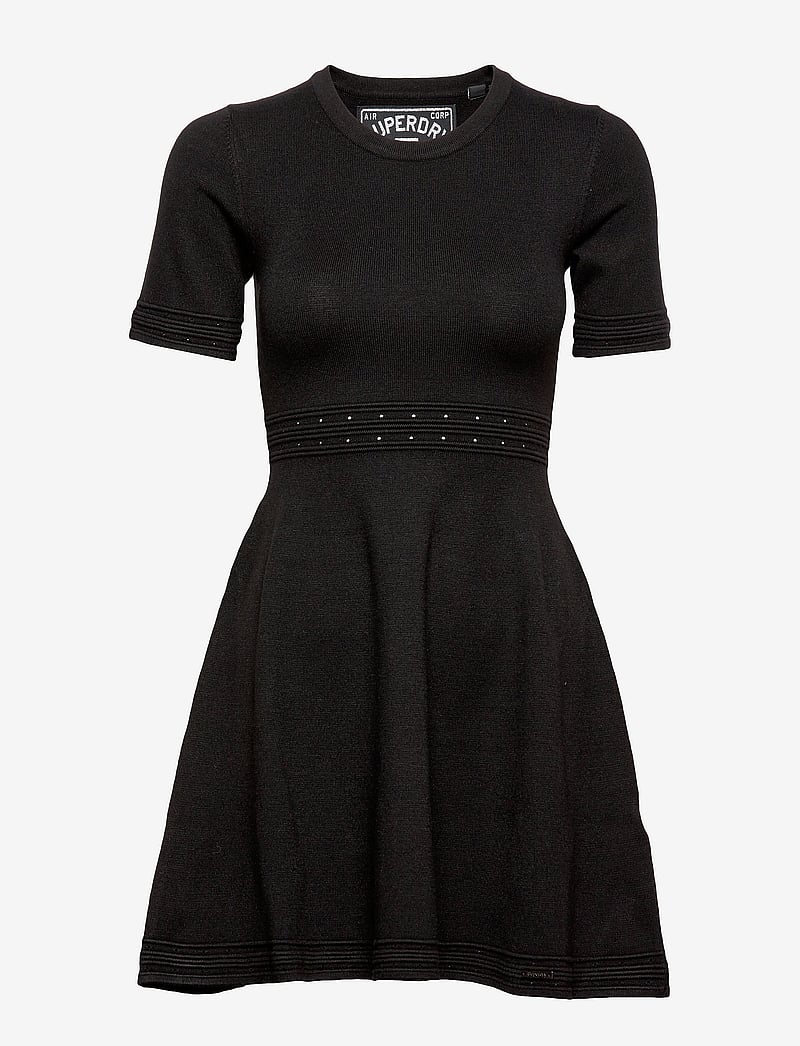 Superdry Riley Fit&flare Knitted Dress short dresses shop at Booztlet Superdry Riley Fit&flare Knitted Dress short dresses shop at Booztlet