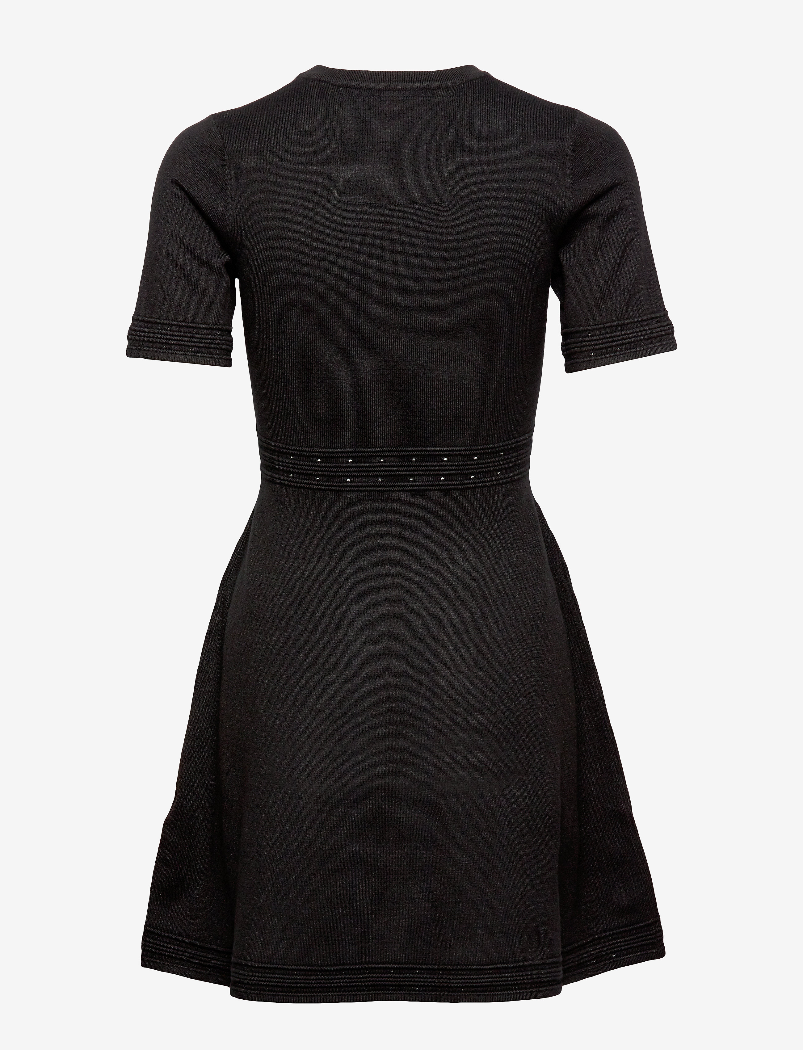 Superdry - RILEY FIT&FLARE KNITTED DRESS - black - 1