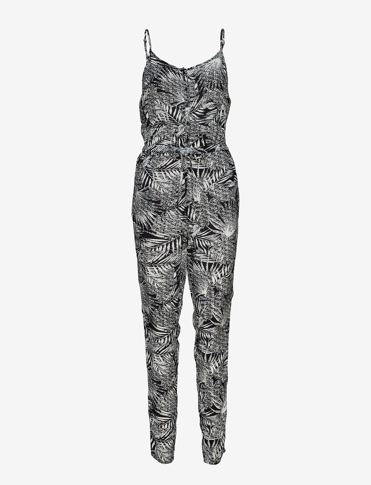 Superdry - TROPIC JUMPSUIT - tropical leaves black - 0