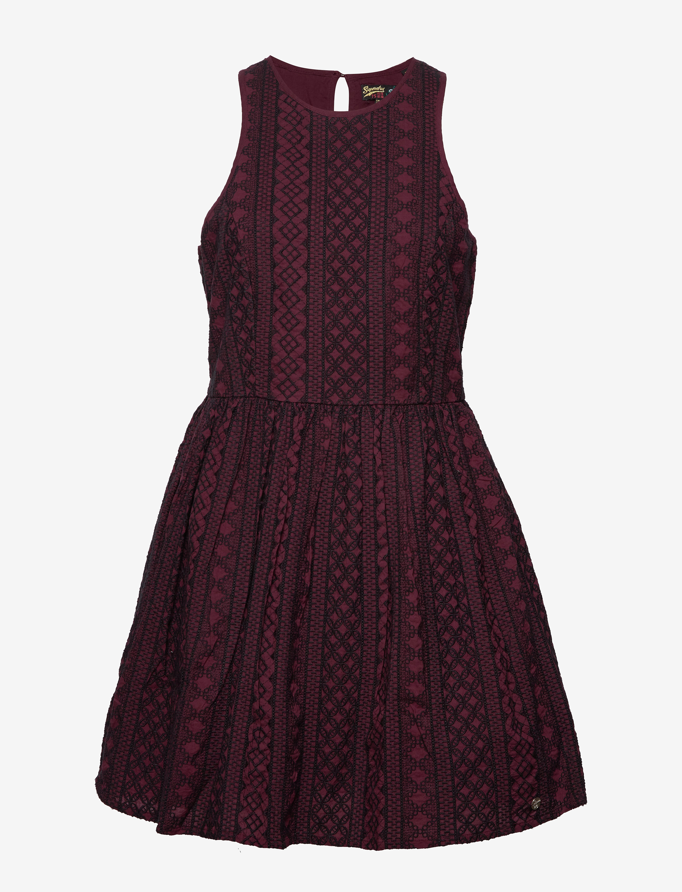 BURGUNDY/BLACK