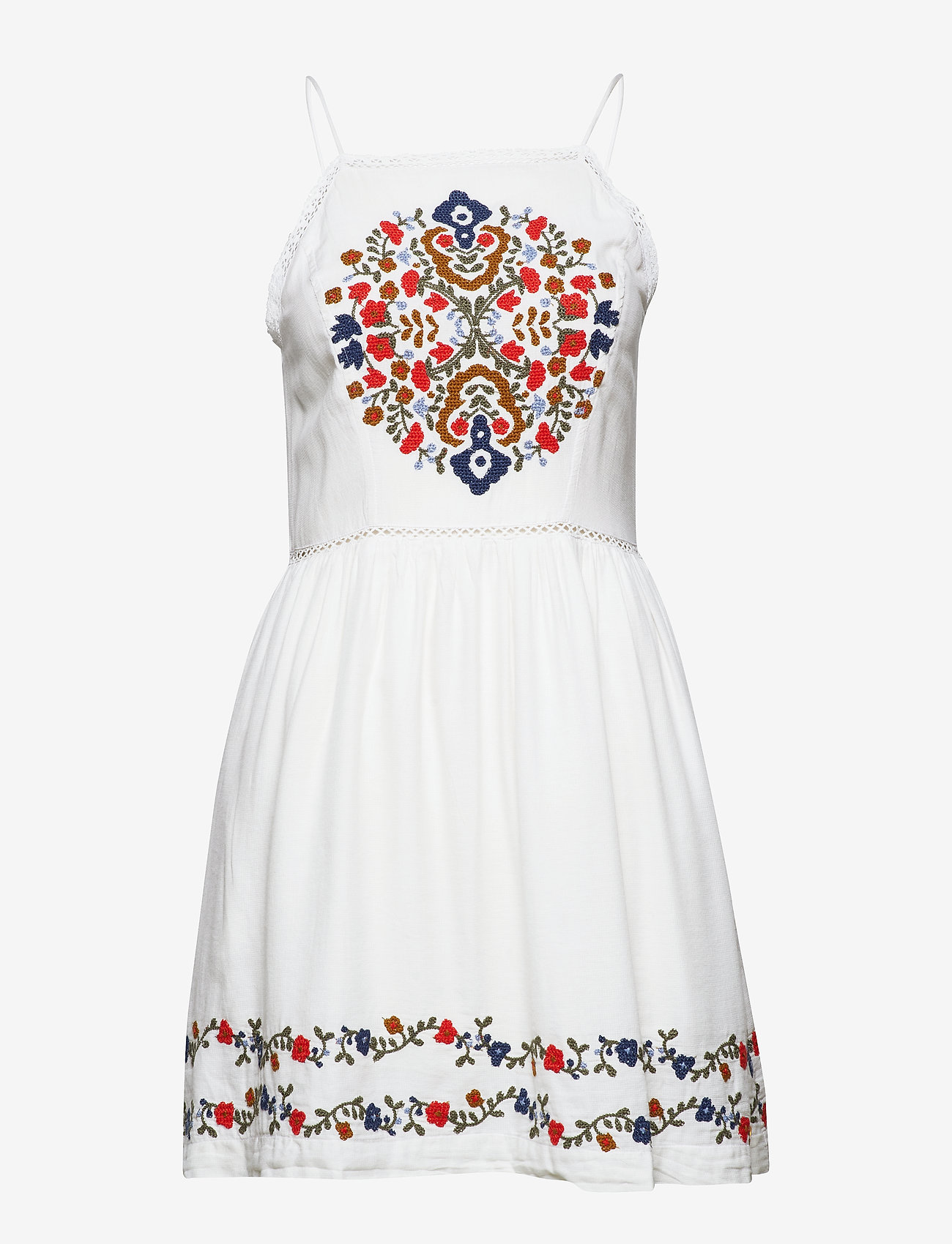 Superdry - KATALINA APRON DRESS - white multi - 0