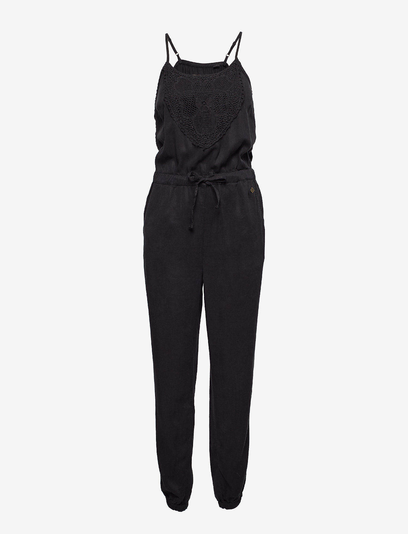 REAH BOHO JUMPSUIT - WASHED BLACK
