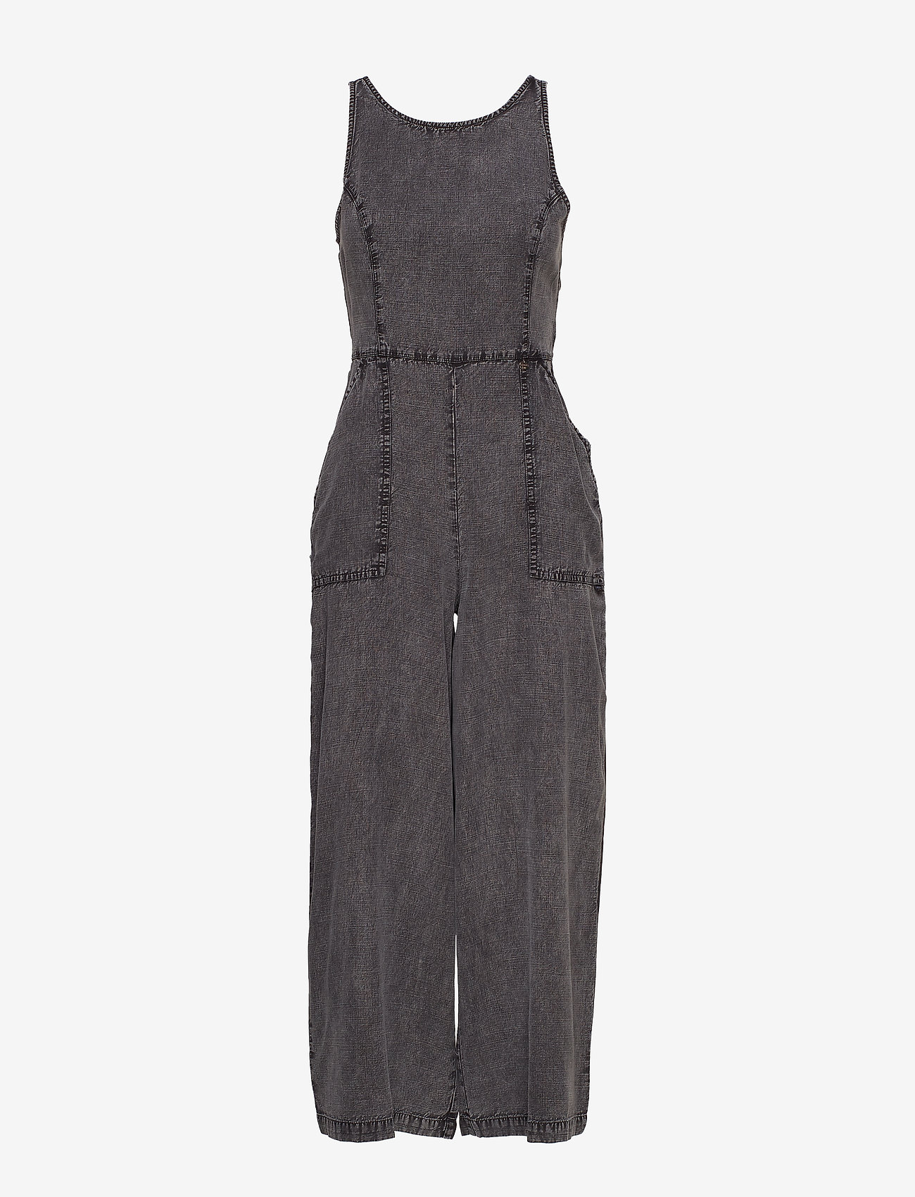 Superdry - INGRID CULOTTE JUMPSUIT - acid wash black - 0